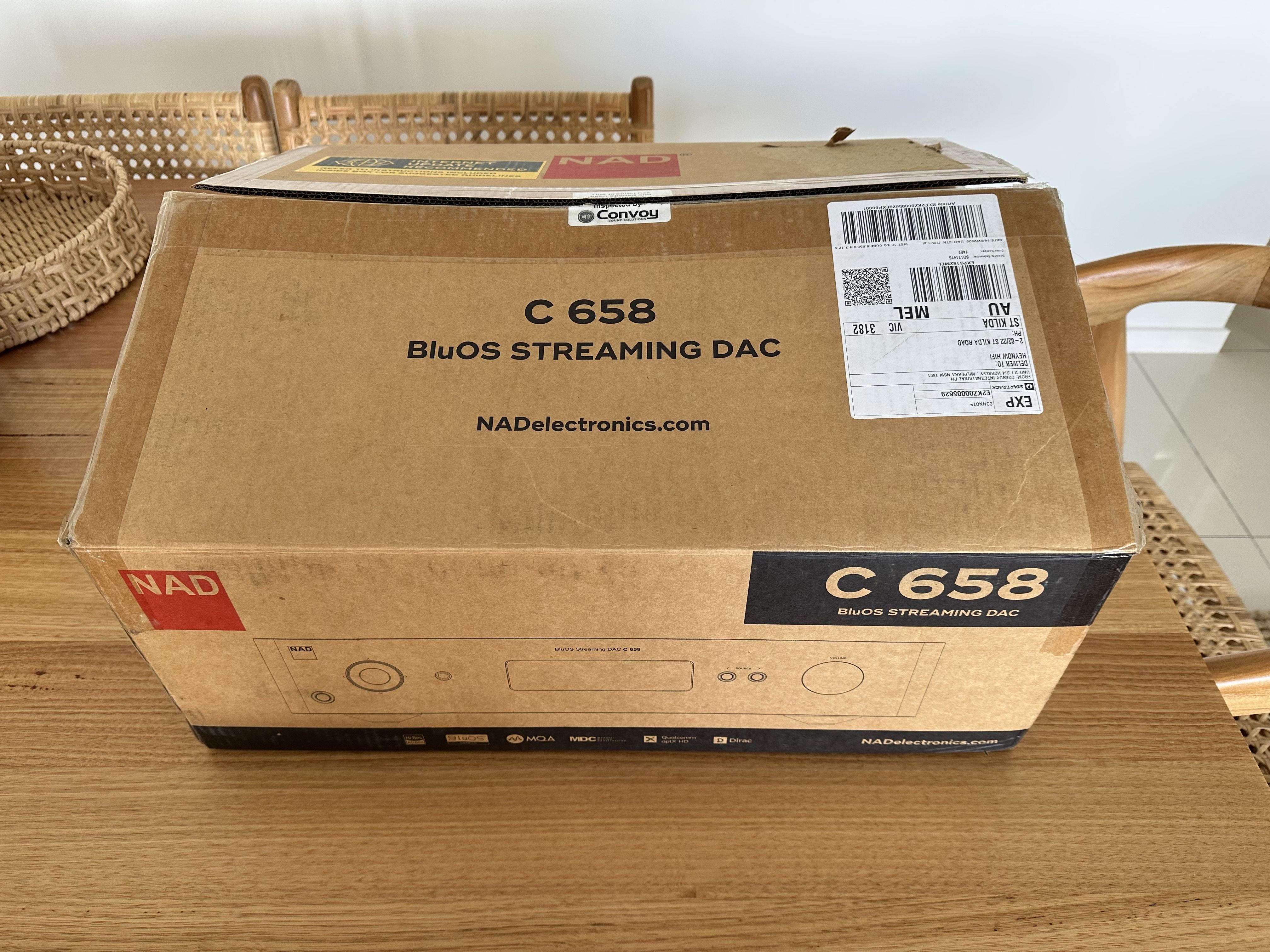 NAD C658 BluOS Streaming Dac Pre-amp with Dirac Live