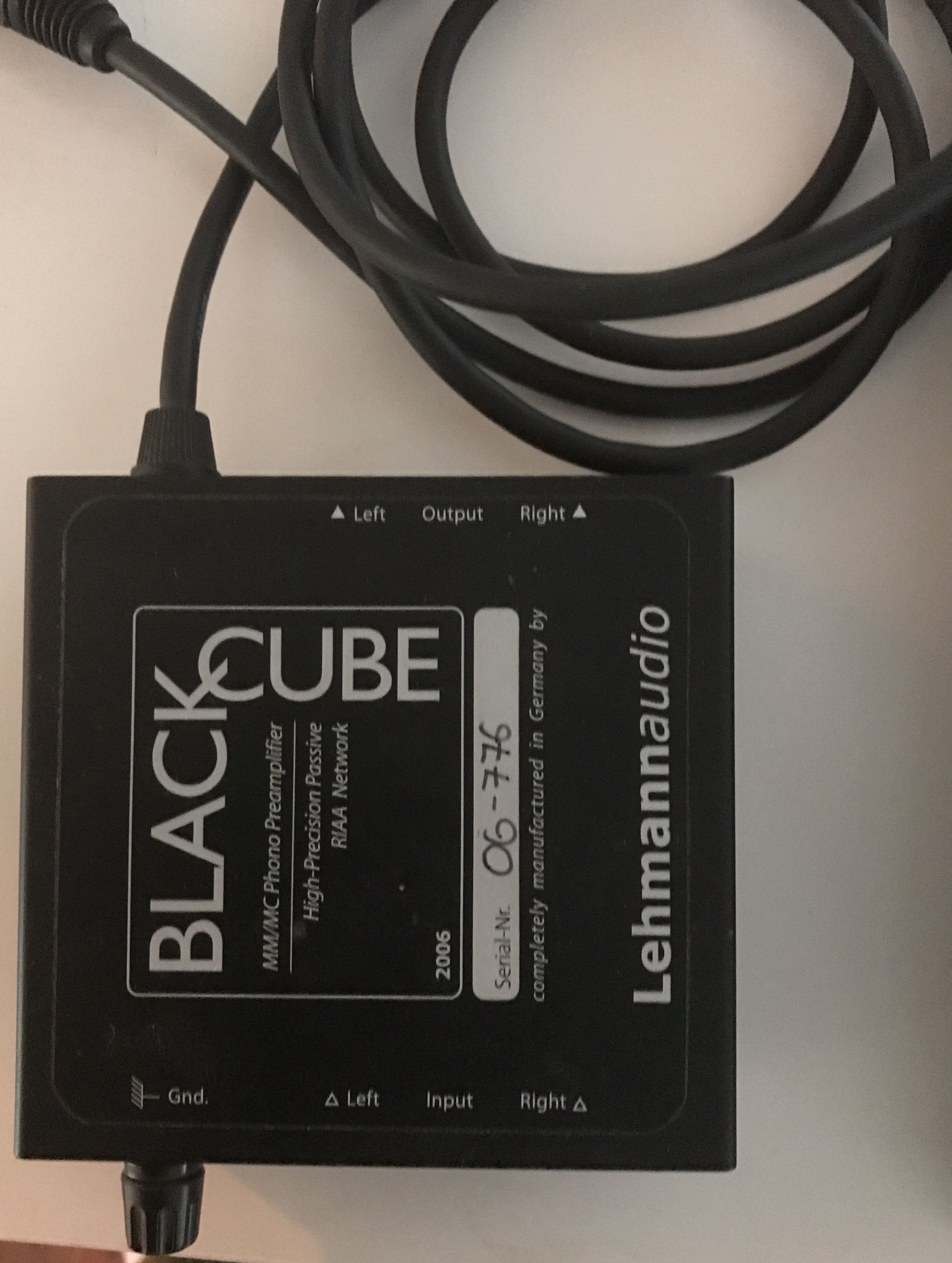 lehmann audio BLACKCUBE MM/MC phono ジャンク Lehmann Phono Stage Black Cube | Vinyl Sound \u2013 Vinyl Sound Canada Inc.