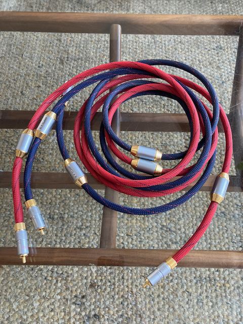 Musical Fidelity Nu Vista silver RCA interconnects - 2.5m