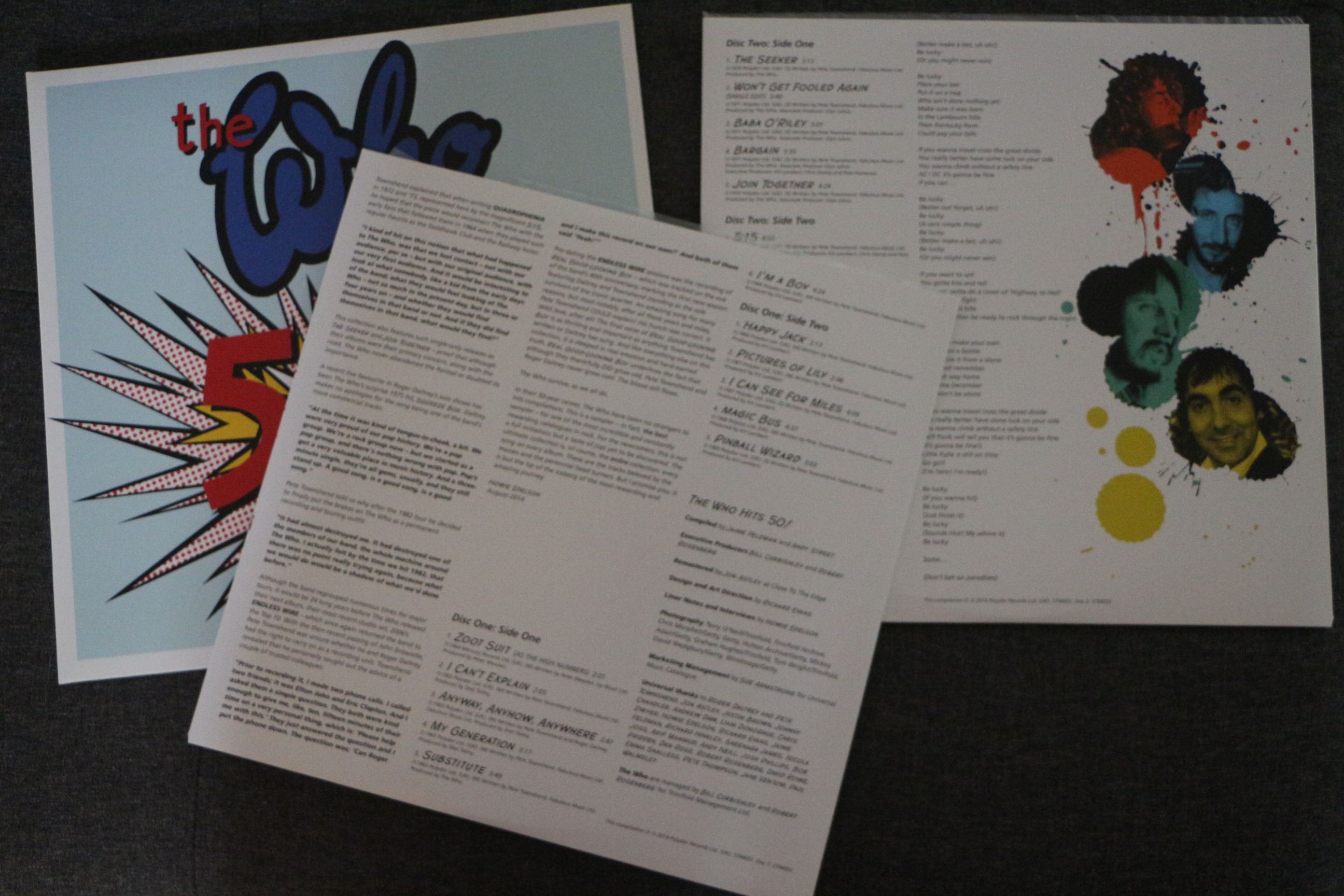 The Who Hits 50 Double Vinyl