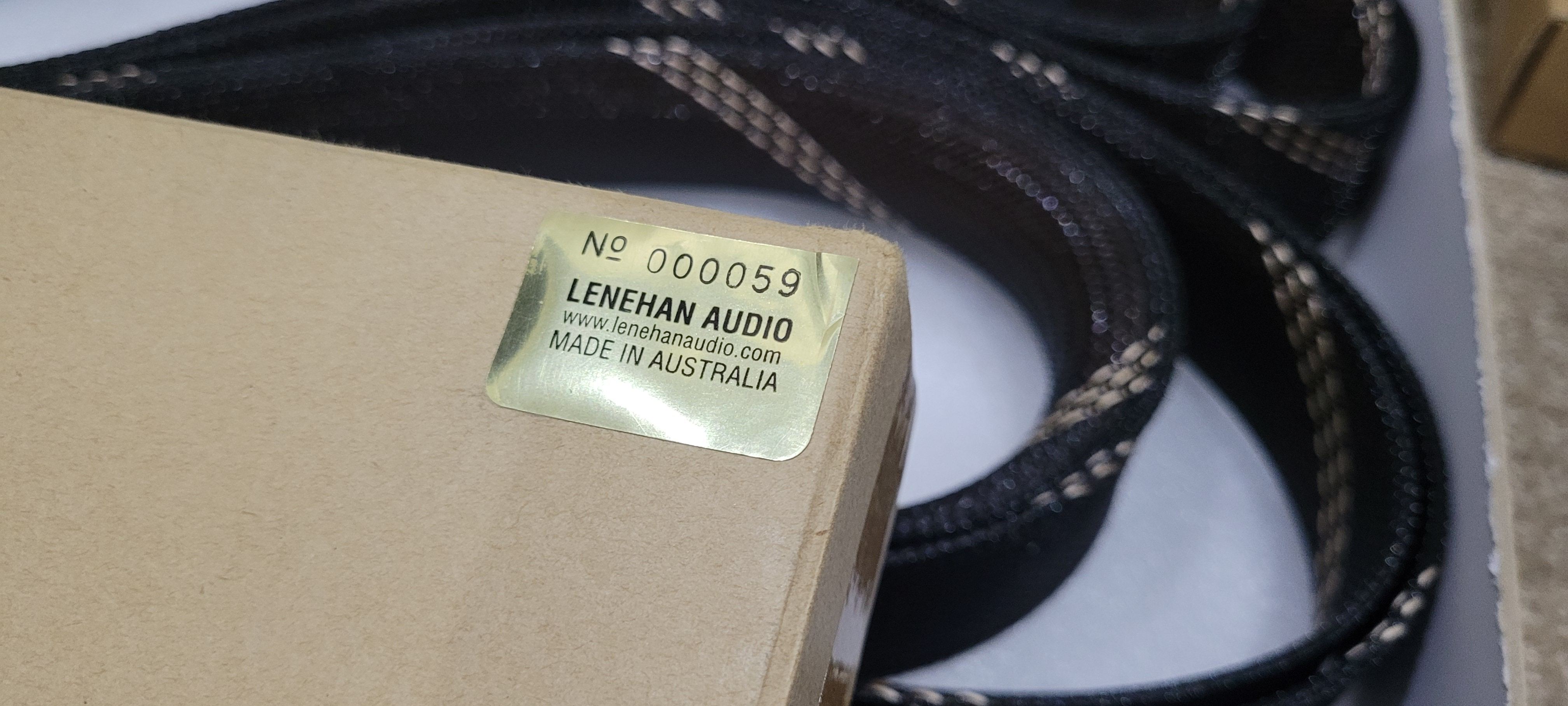 Lenehan FoilFlex speaker cables 2.5m