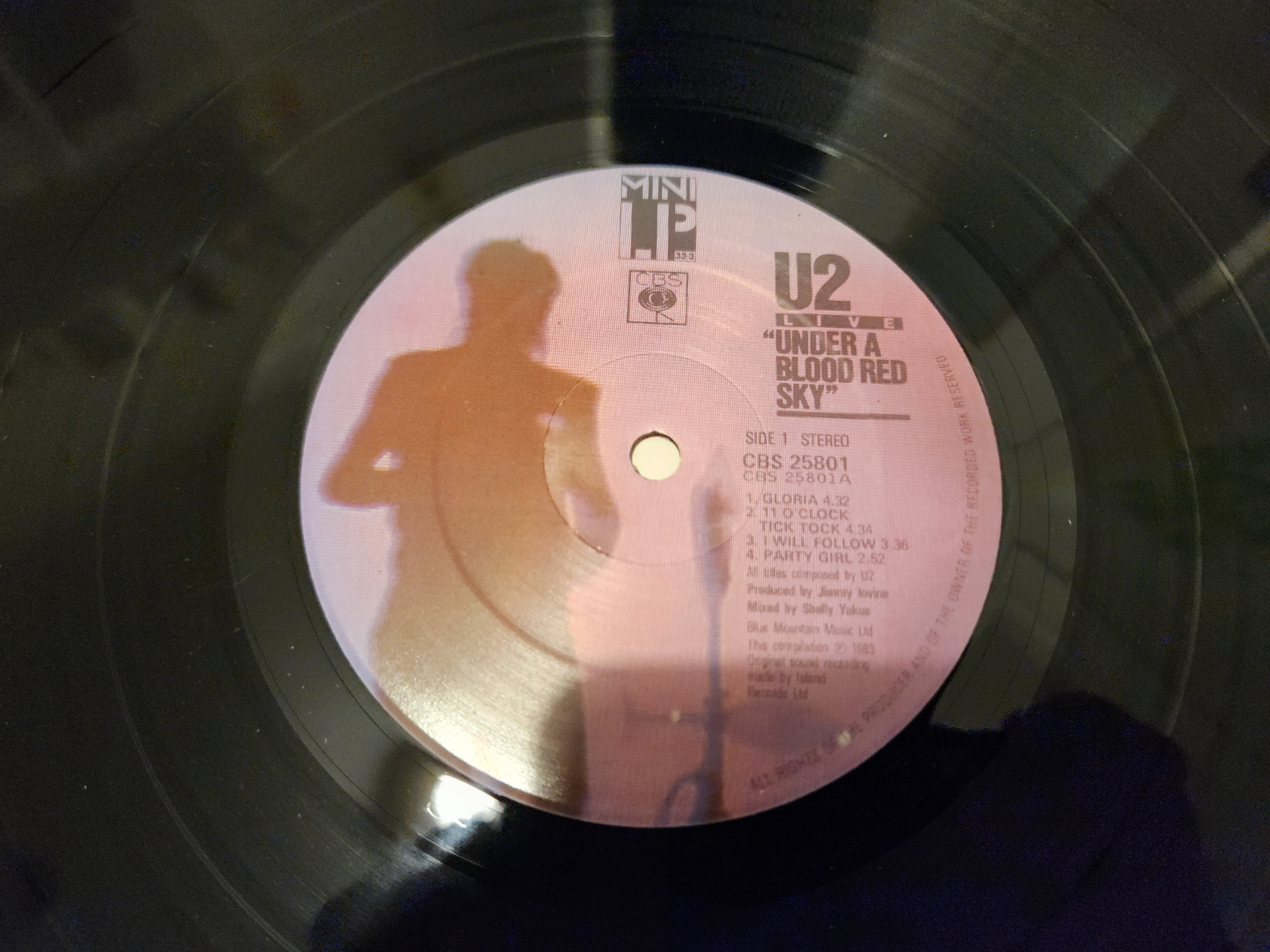 FS: U2 - UNDER A BLOOD RED SKY - ORIGINAL IRISH PRESSING