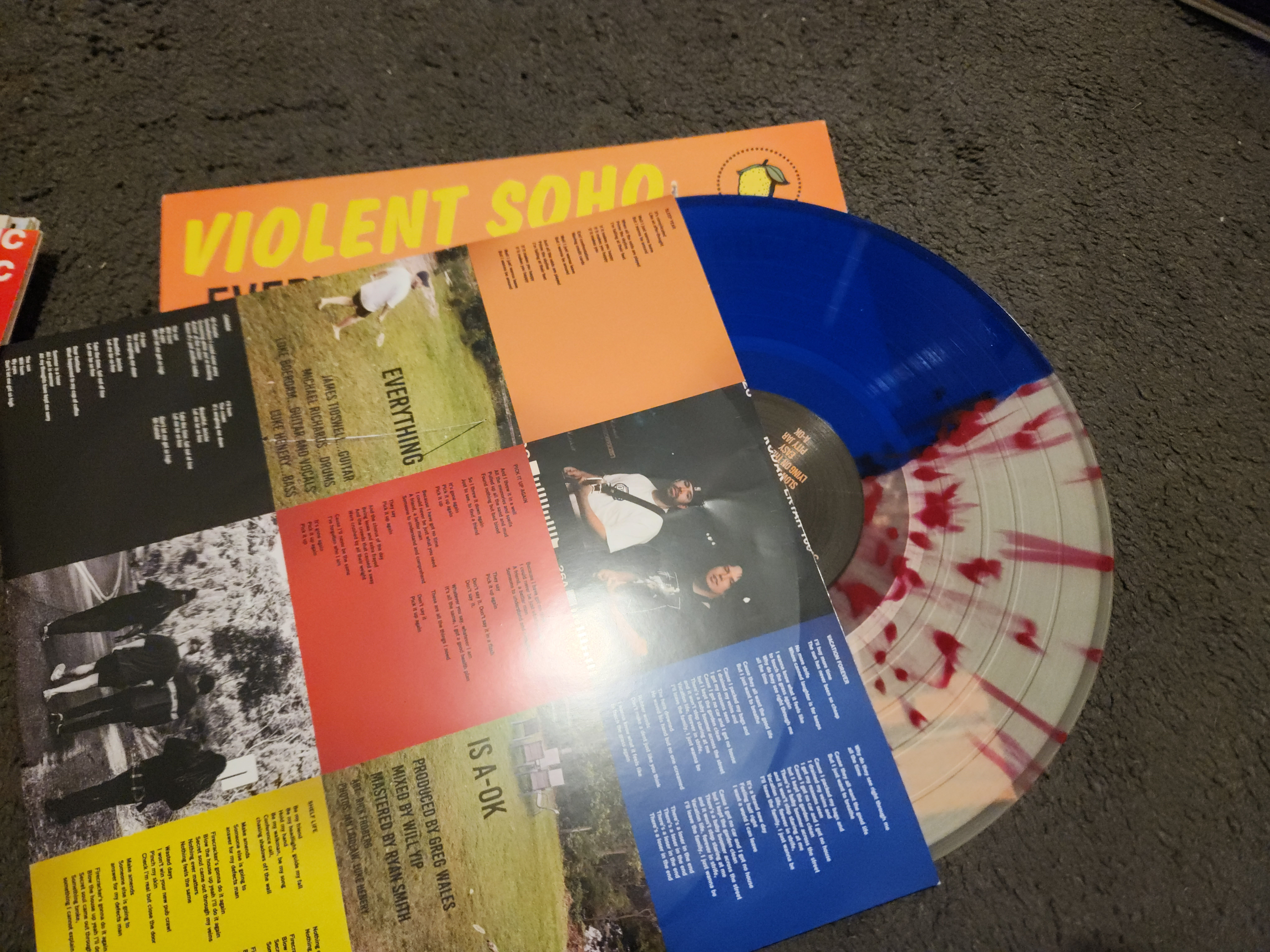 FS: VIOLENT SOHO - EVERYTHING IS A-OK LP - LIMITED EDITION