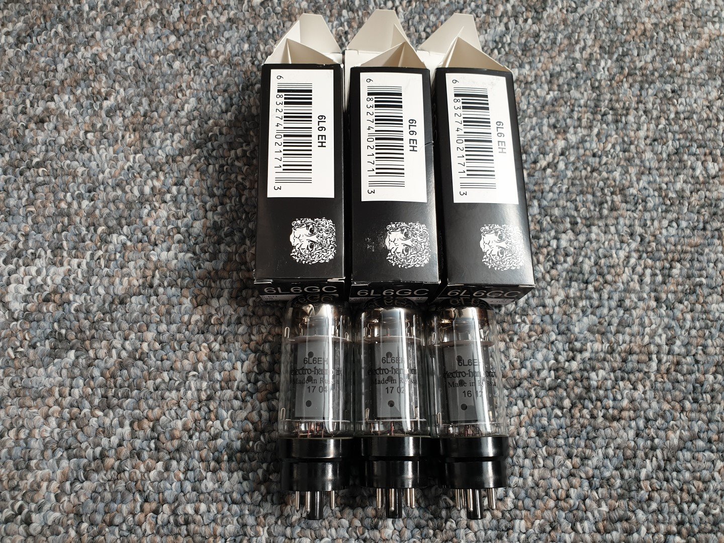 3x Electro Harmonix 6L6EH