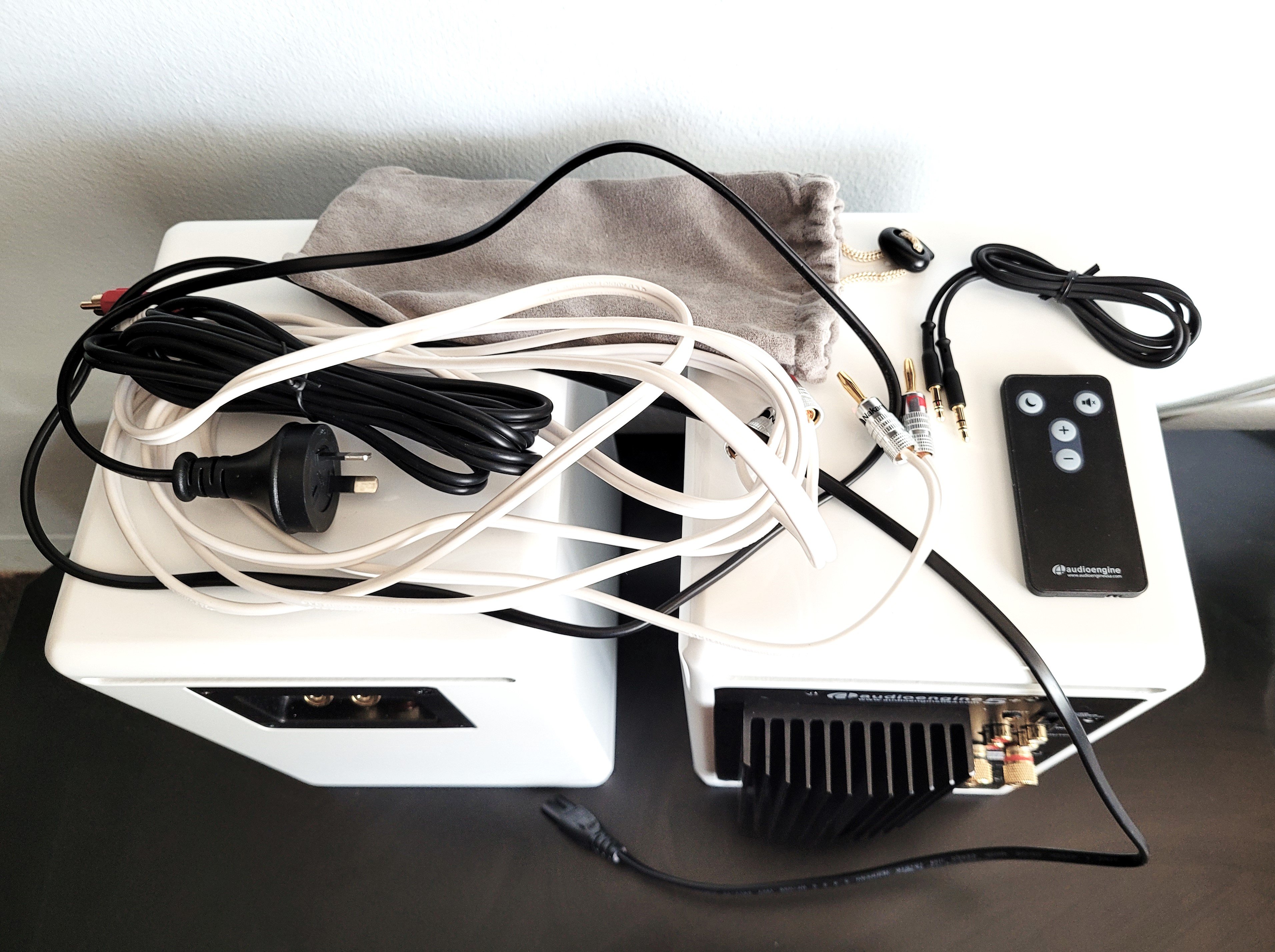 Audioengine A5+ Classic Powered Speakers Gloss White