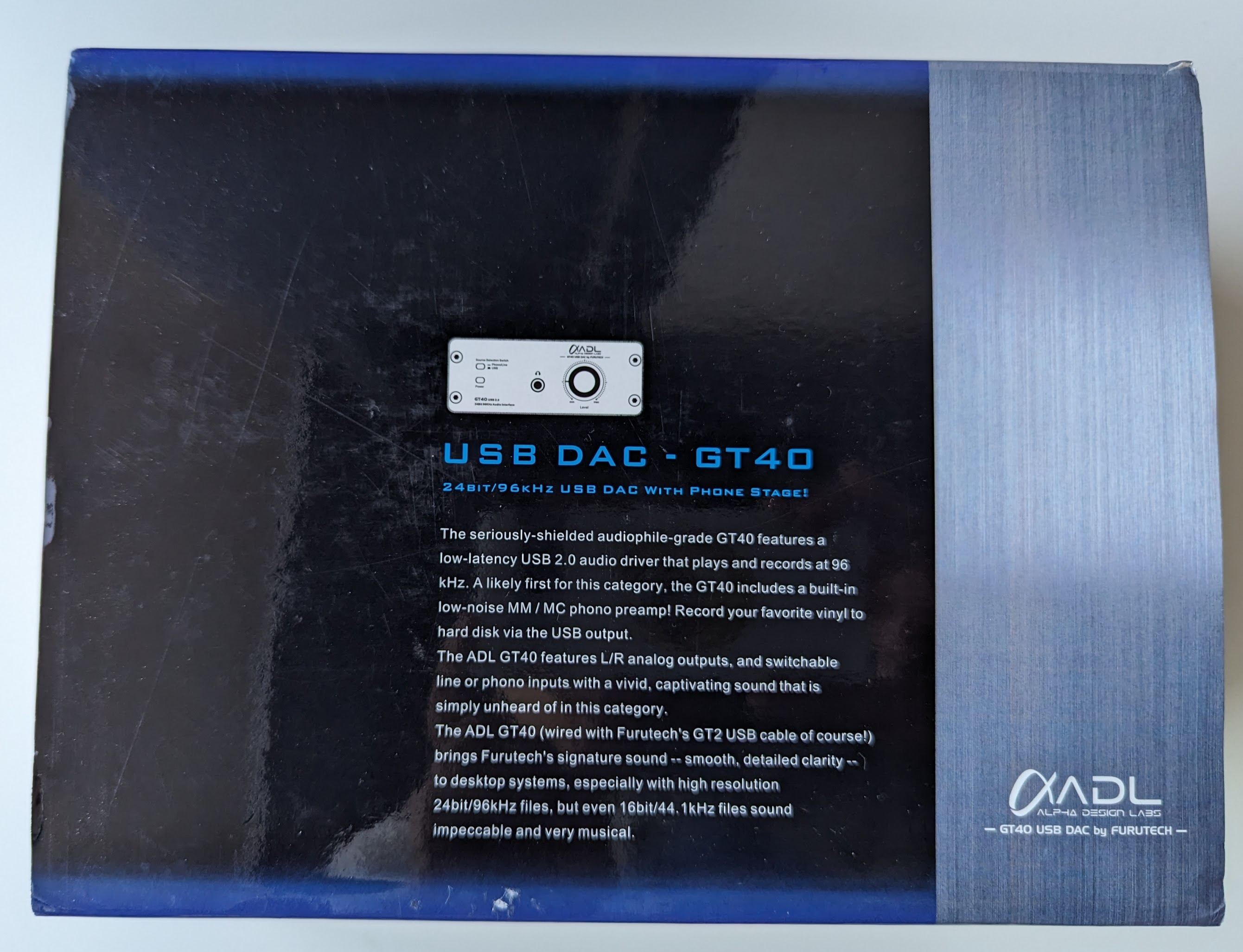 Furutech ADL GT40 USB Headphone Amp / DAC / ADC /Phono Stage
