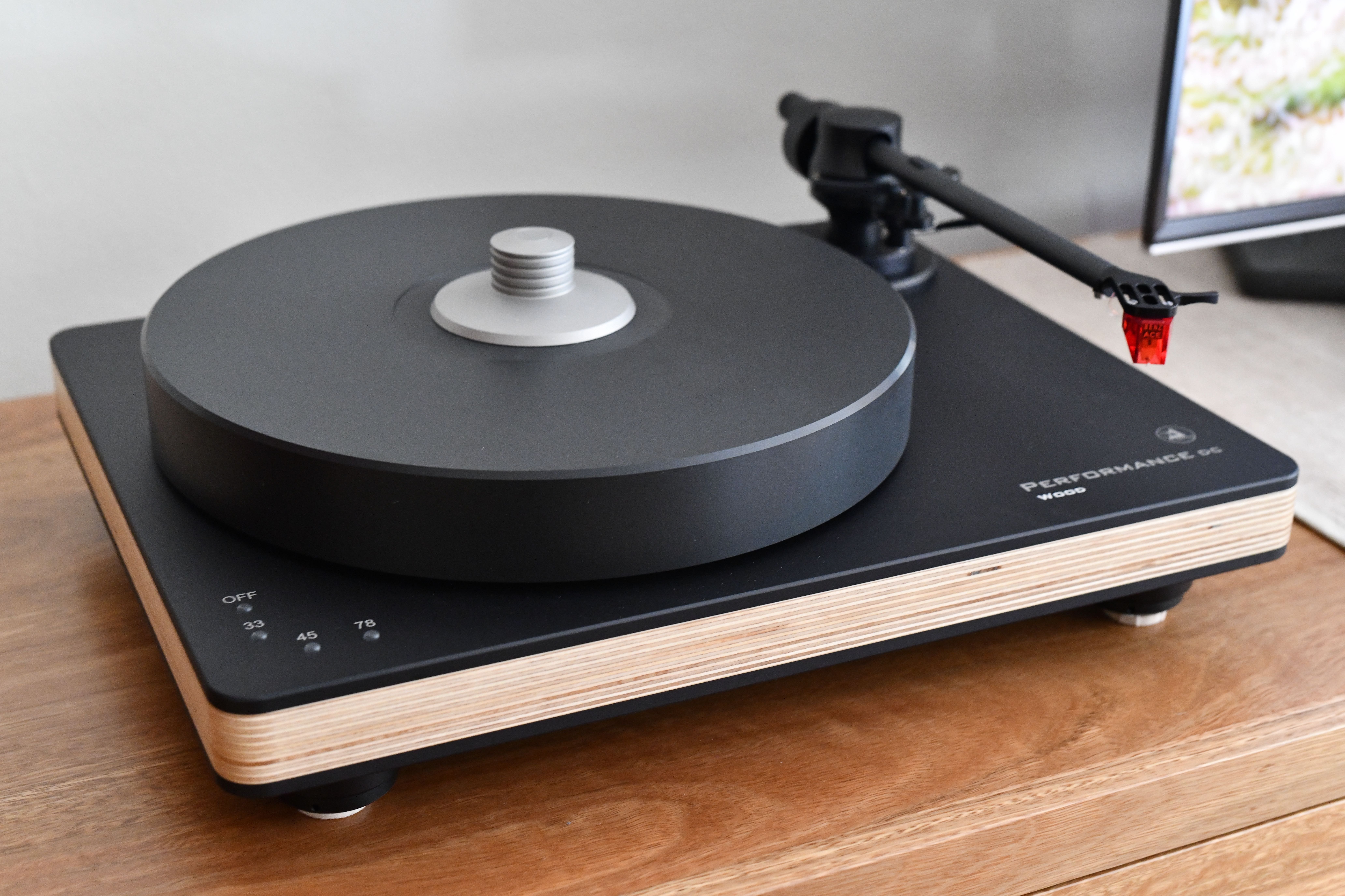 Clearaudio Performance DC Wood/Black Turntable - No Arm