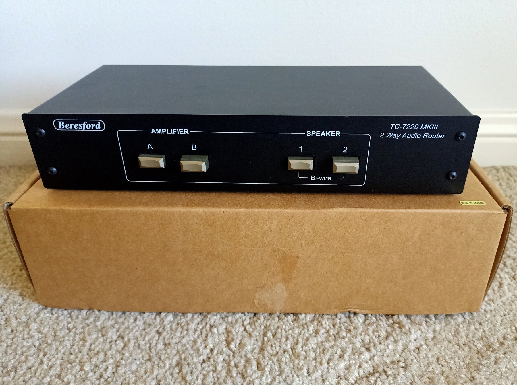 Beresford TC7220 amp/speaker selector ﻿ HiFi and Cinema Cables