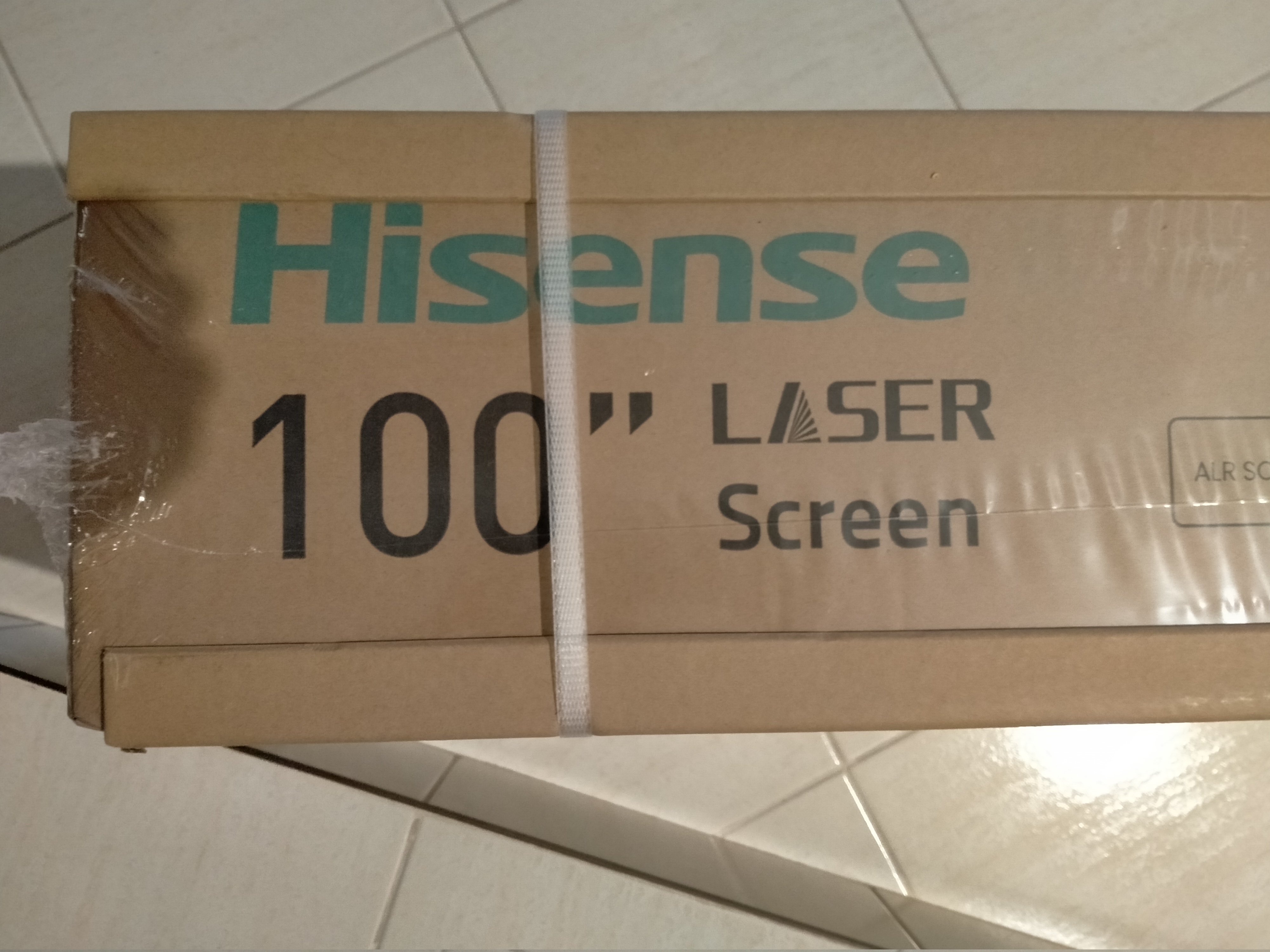 Hisense 100" laser screen, BNIB