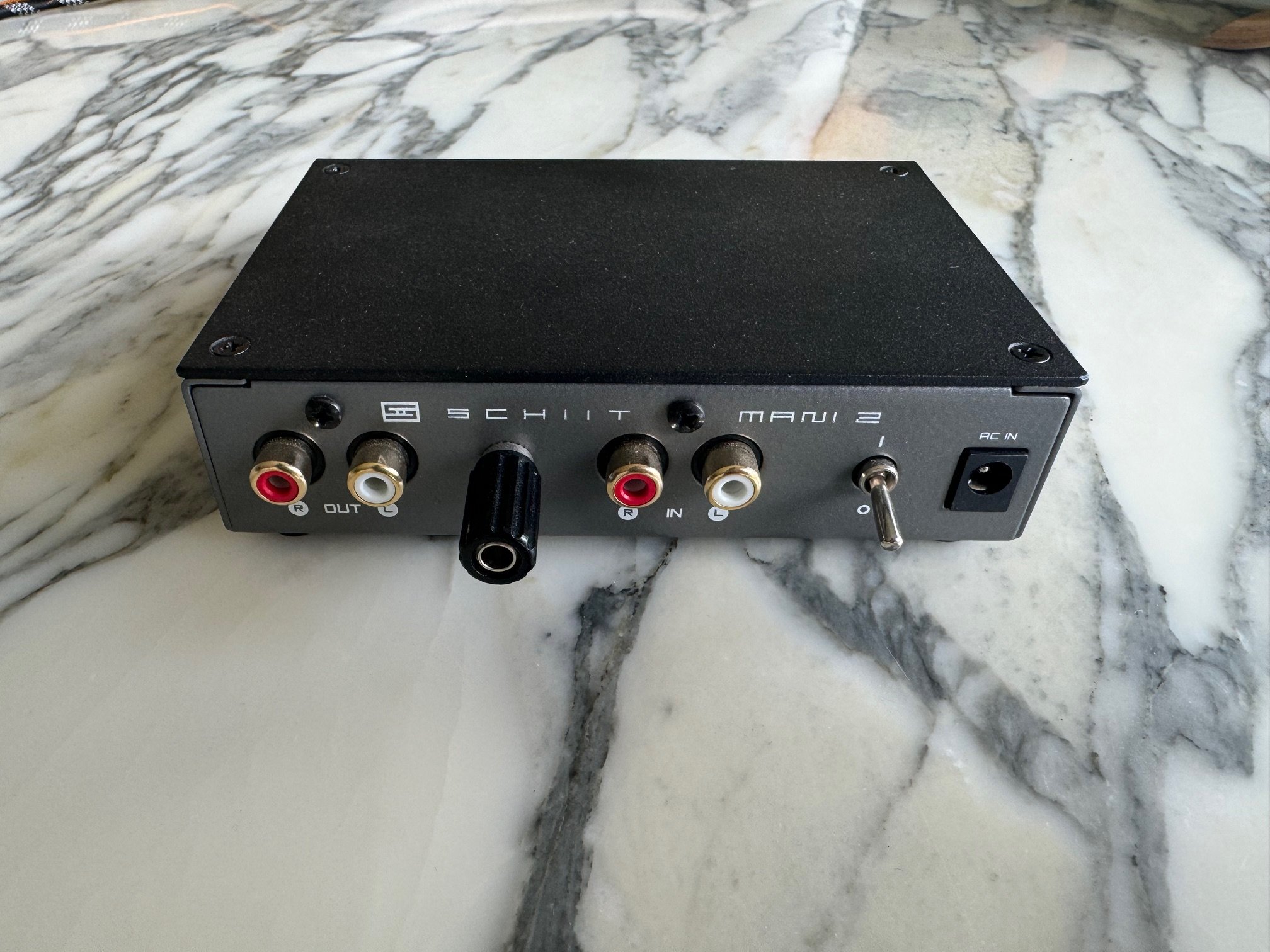 Schiit Audio Mani 2 MM/MC Phono Preamp Black ﻿ Stereo, Home Cinema
