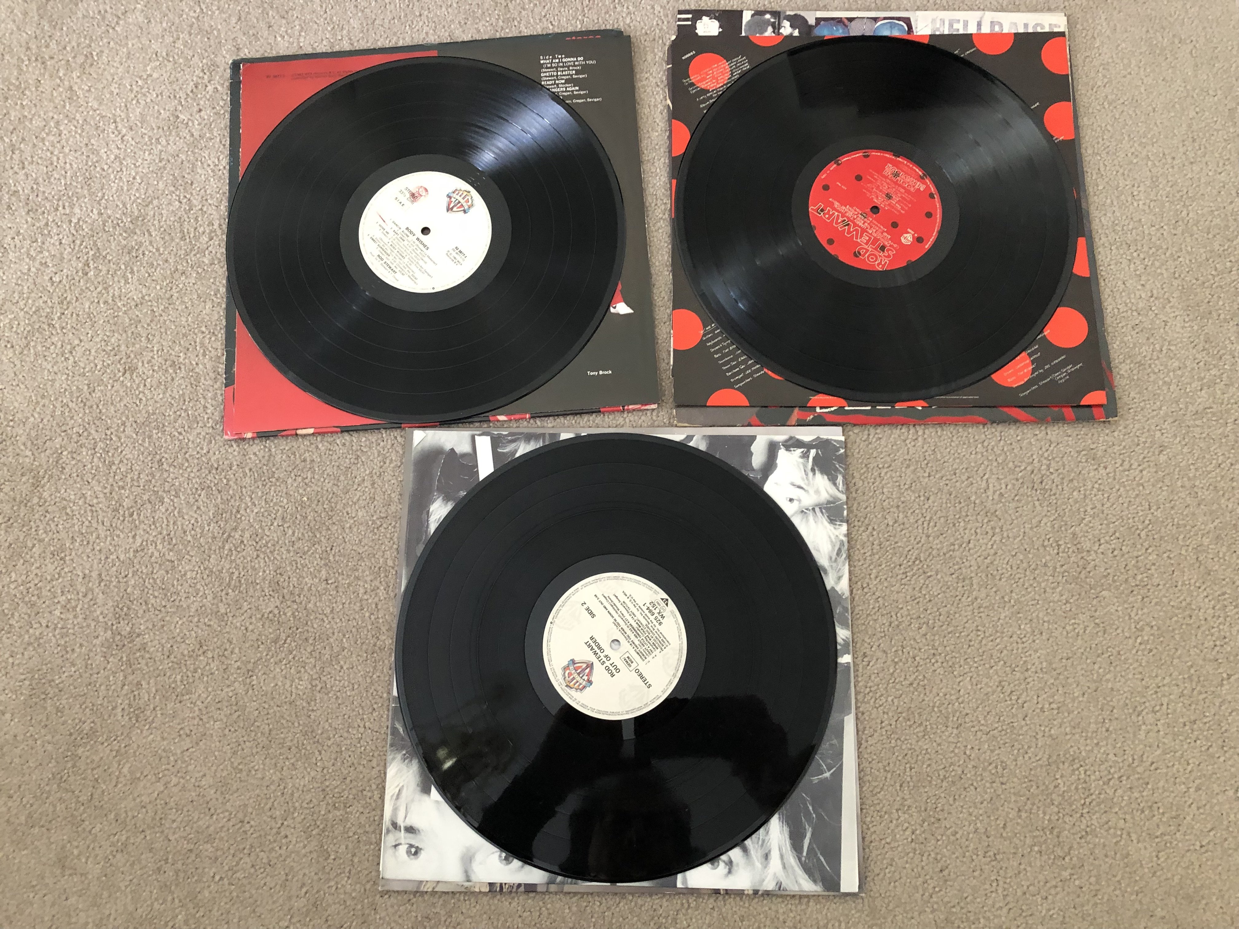 Rod Stewart - Lot of 3 LP Vinyl Records