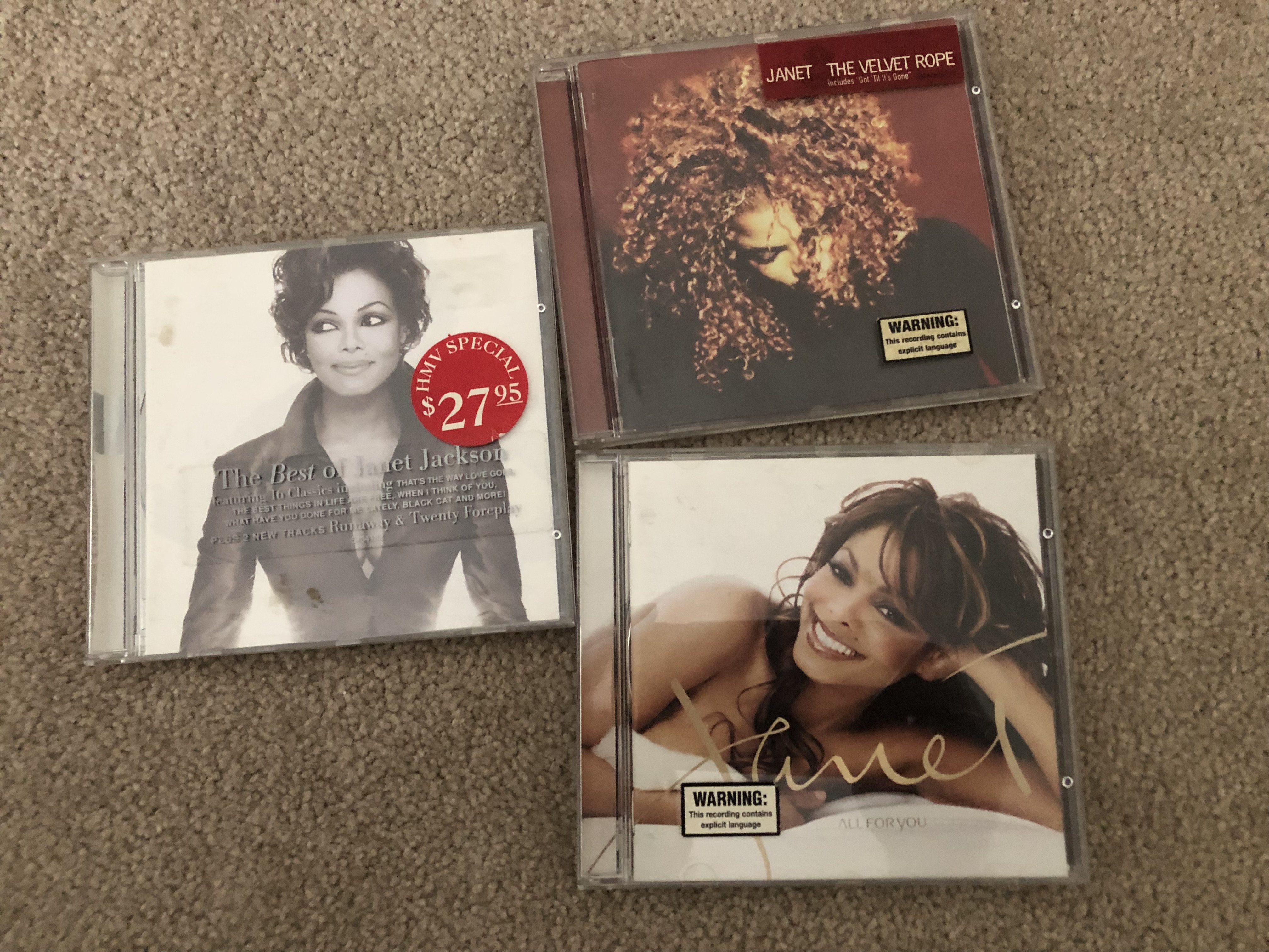 Janet Jackson - Lot of 3CDs