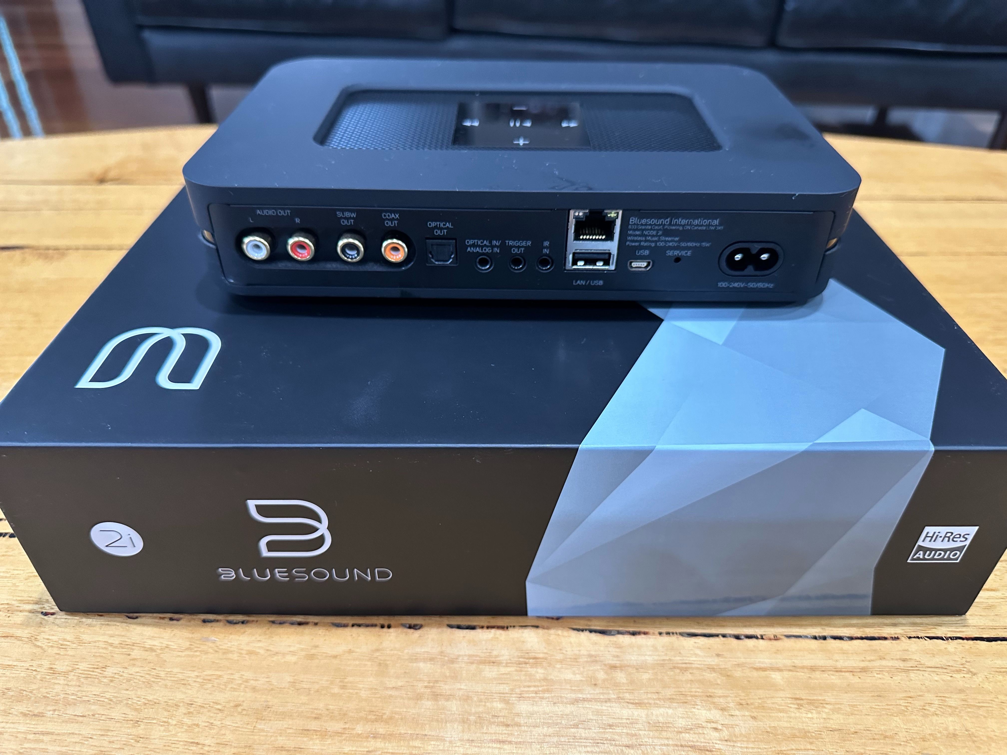 Bluesound Node 2i with Upgraded Power cable ﻿ Stereo, Home Cinema