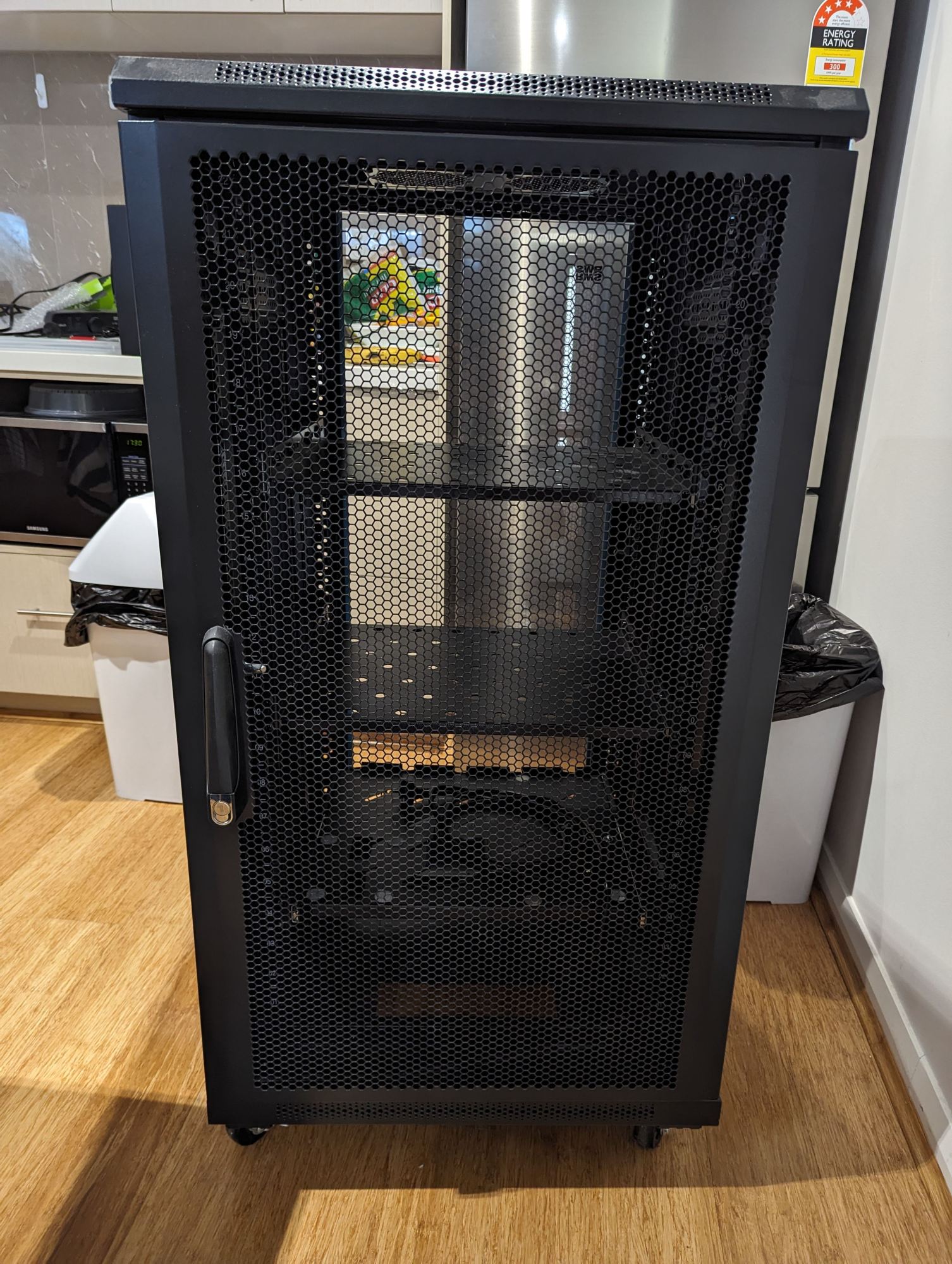 Half-height server rack (22RU) with accessories - Classifieds - All ...