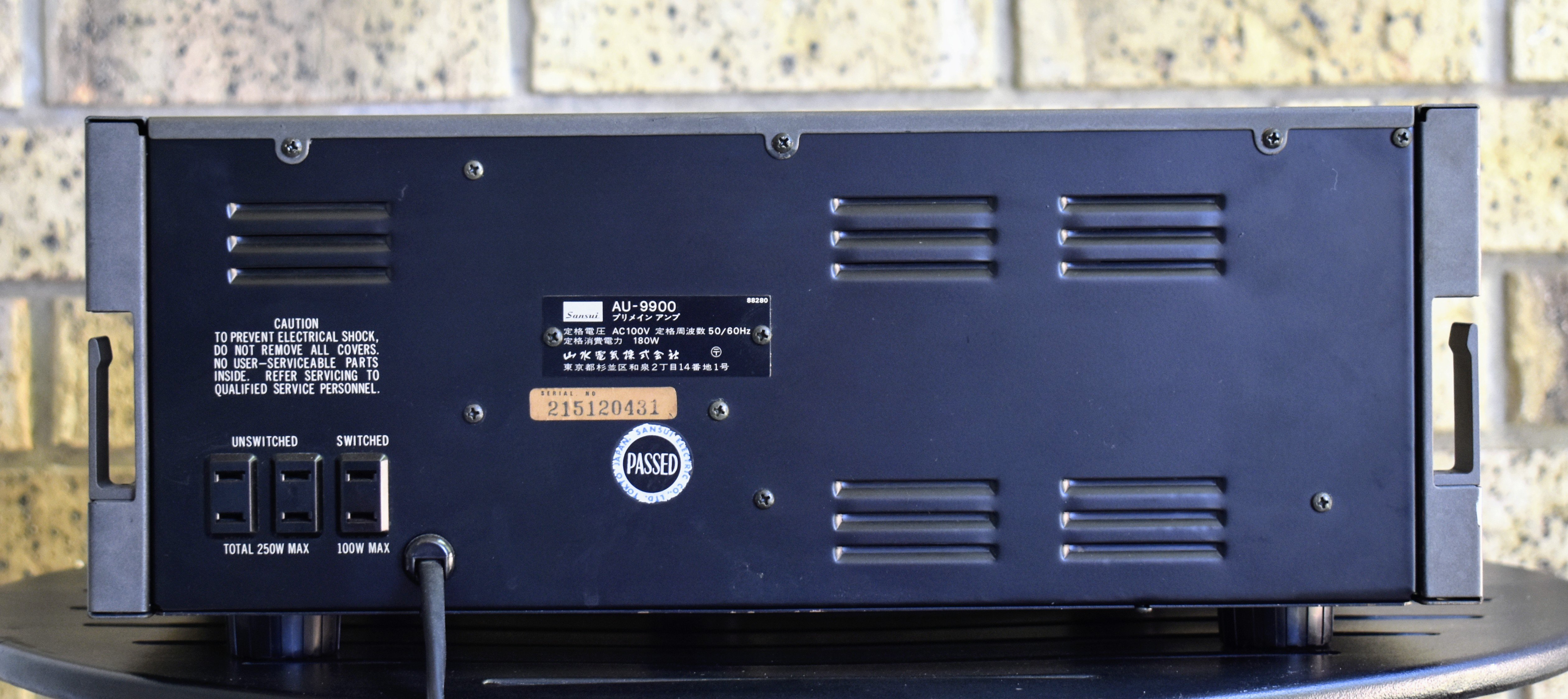 SANSUI AU-9900 Vintage Amplifier!!