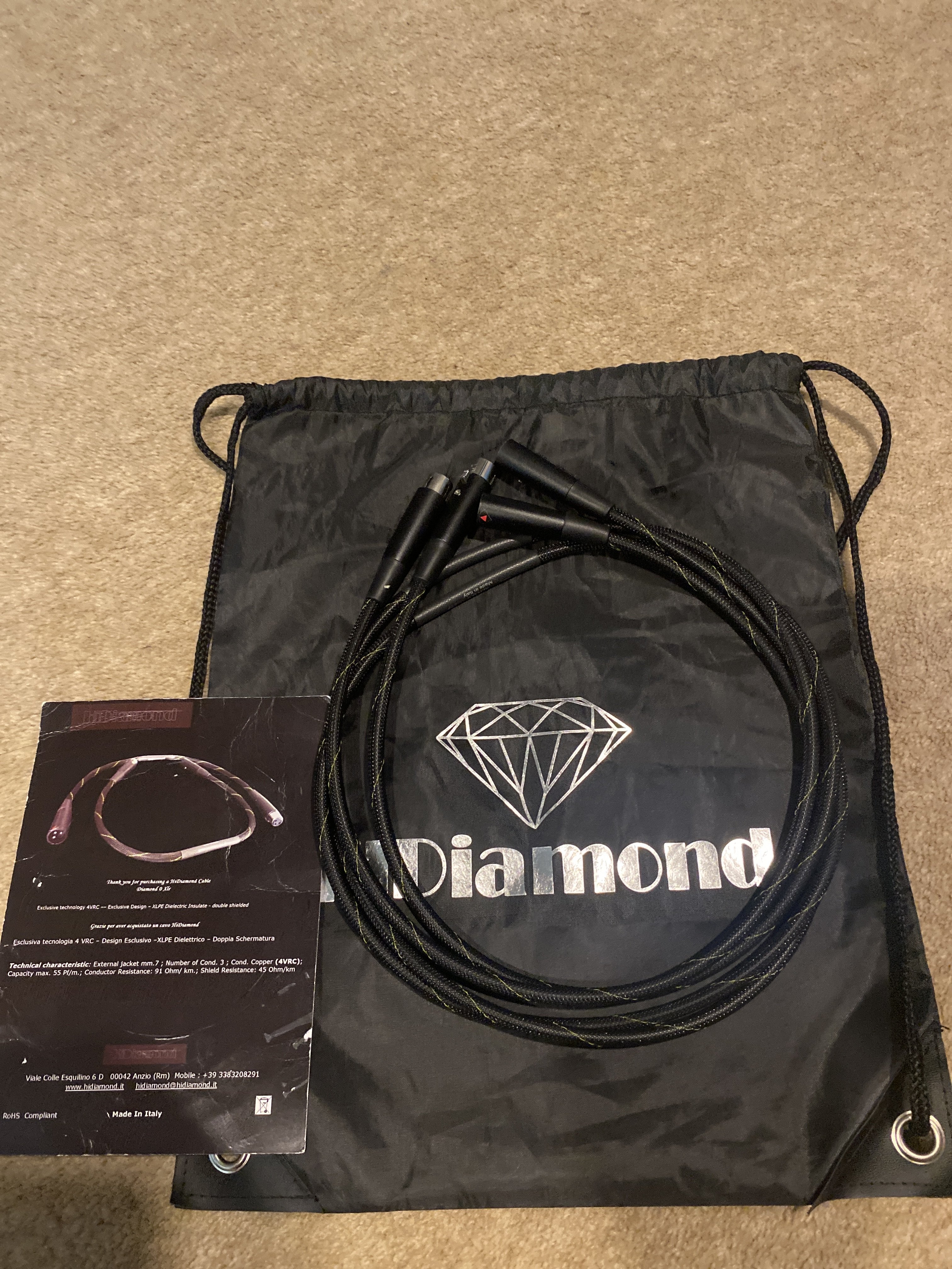 HiDiamond 1.5 m XLR