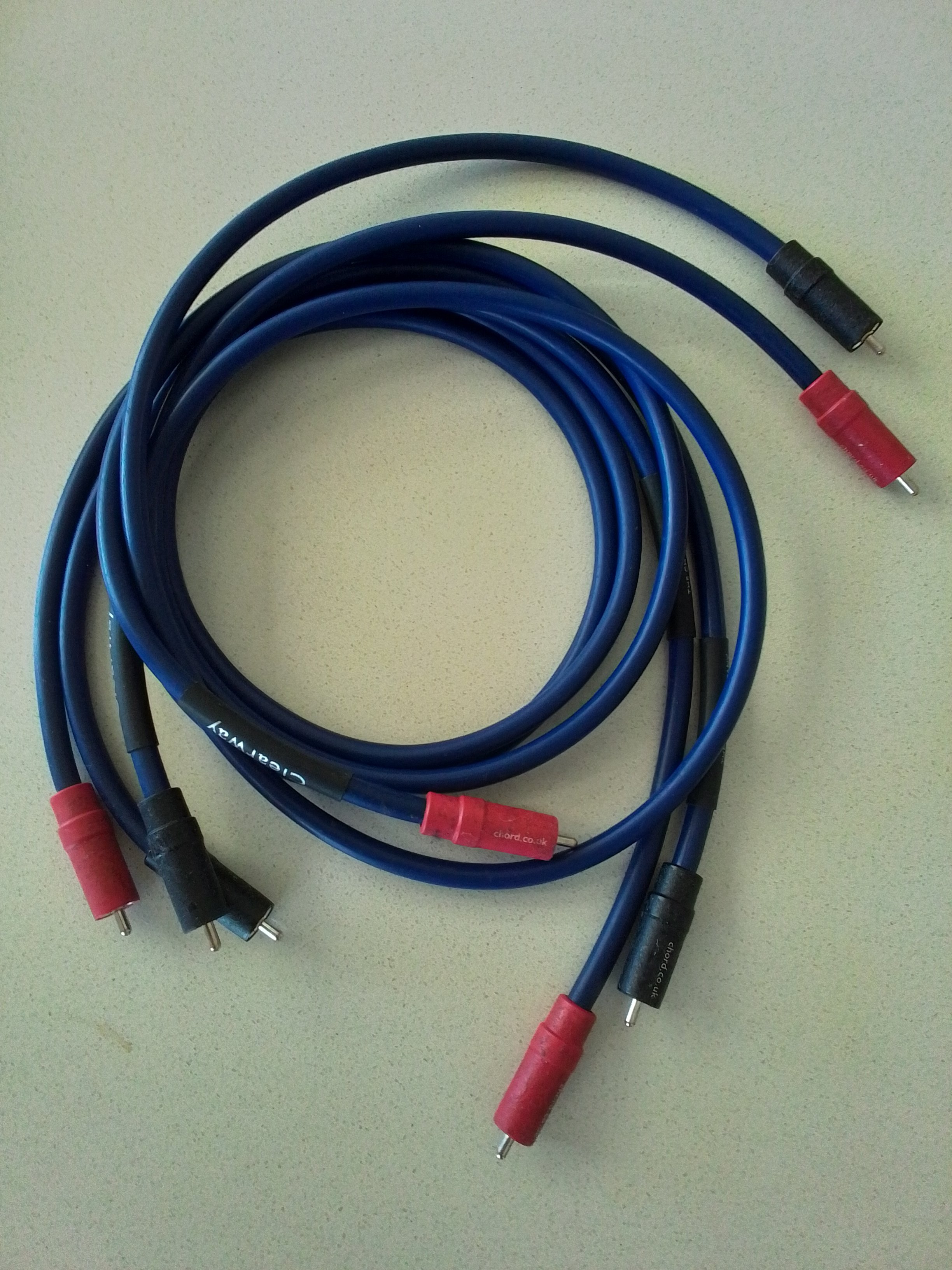 Chord Clearway RCA 1m 2 pairs
