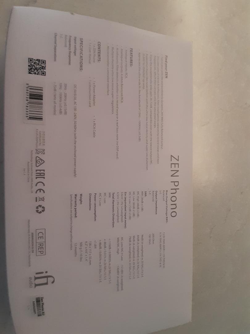 Ifi Zen Phono Preamp (MM/MC)