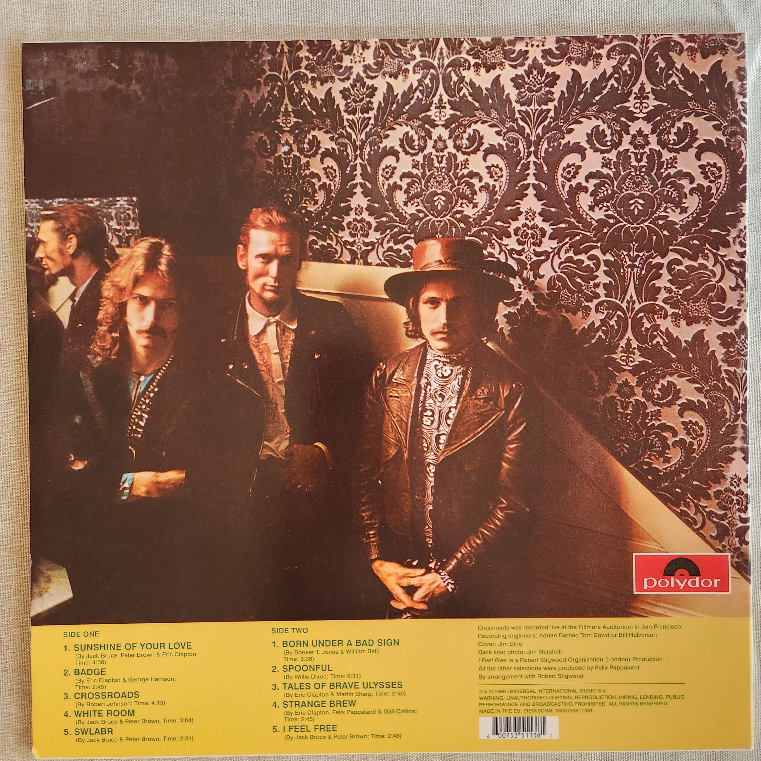 Cream Lp reissues x 2