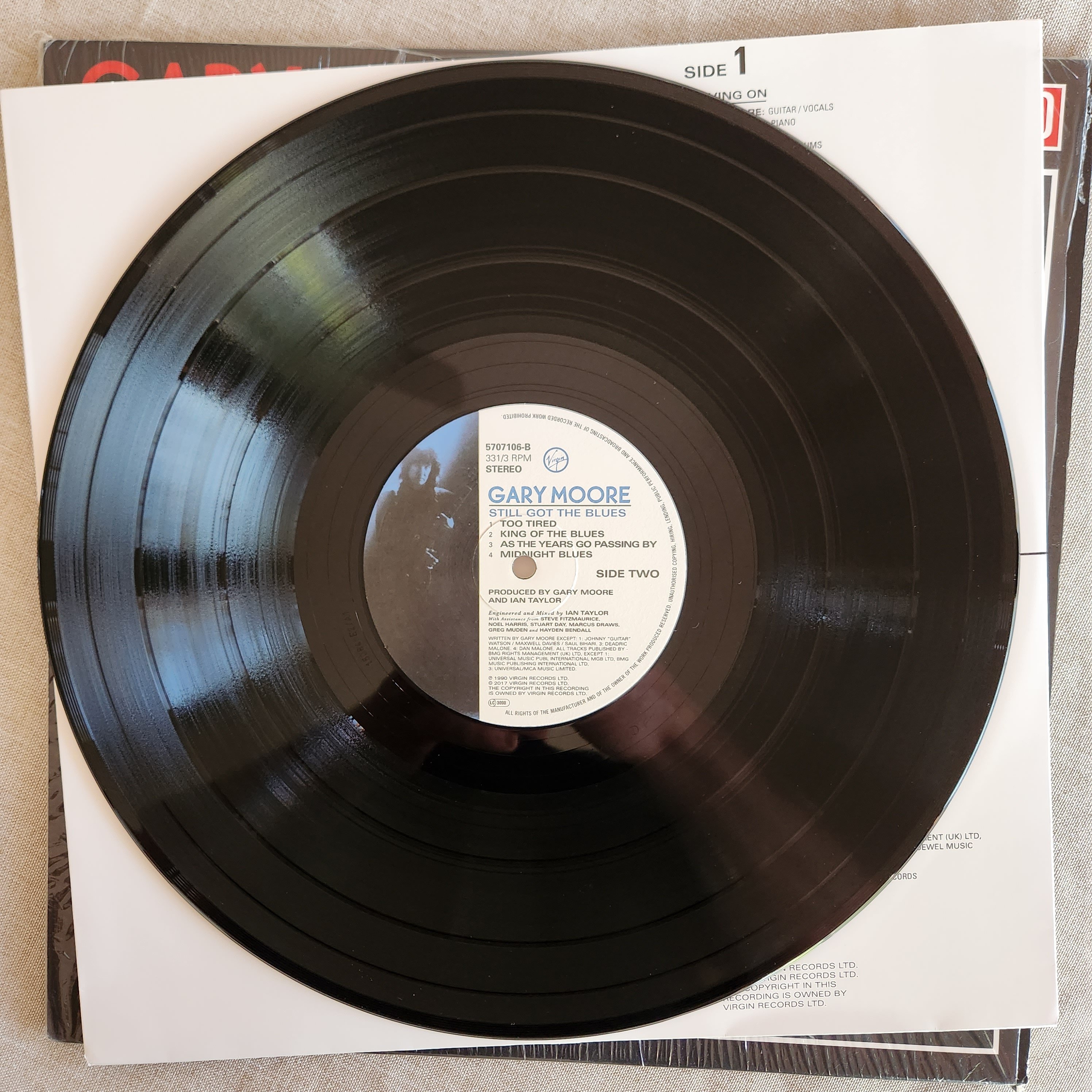 Gary Moore Still Got The Blues lp reissue