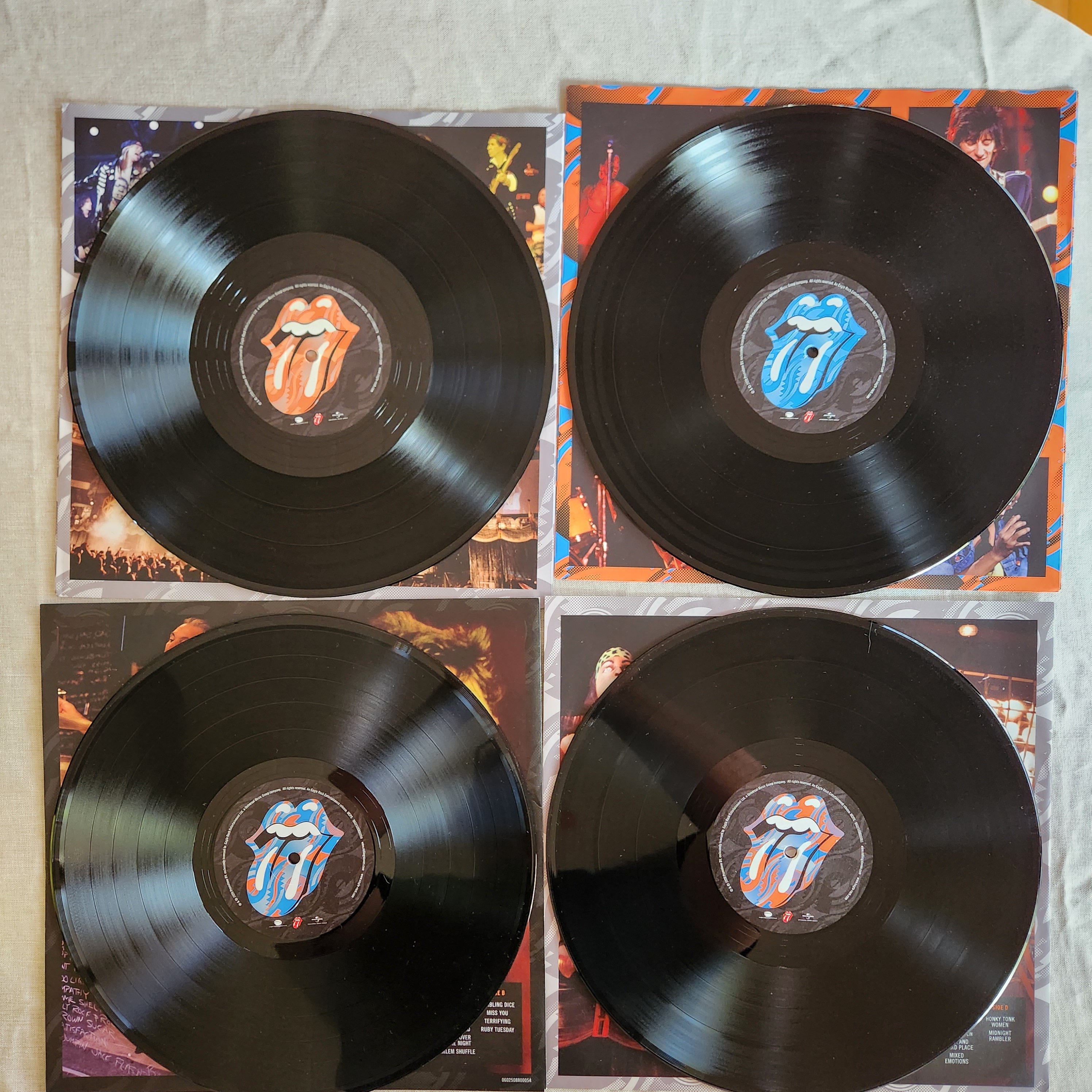 Rolling Stones Steel Wheels Live 4lp