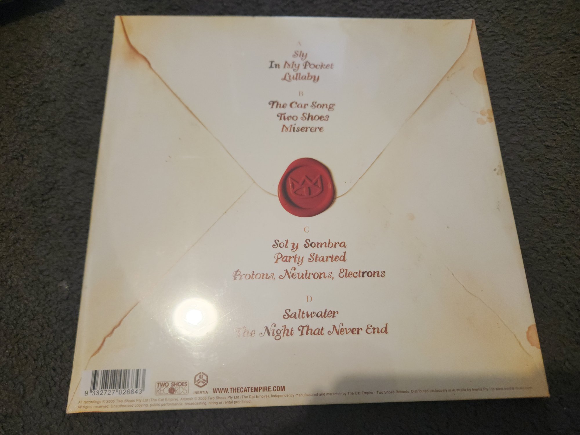 FS THE CAT EMPIRE TWO SHOES 2LP BRAND NEW RARE ﻿ Vinyl, CD, and