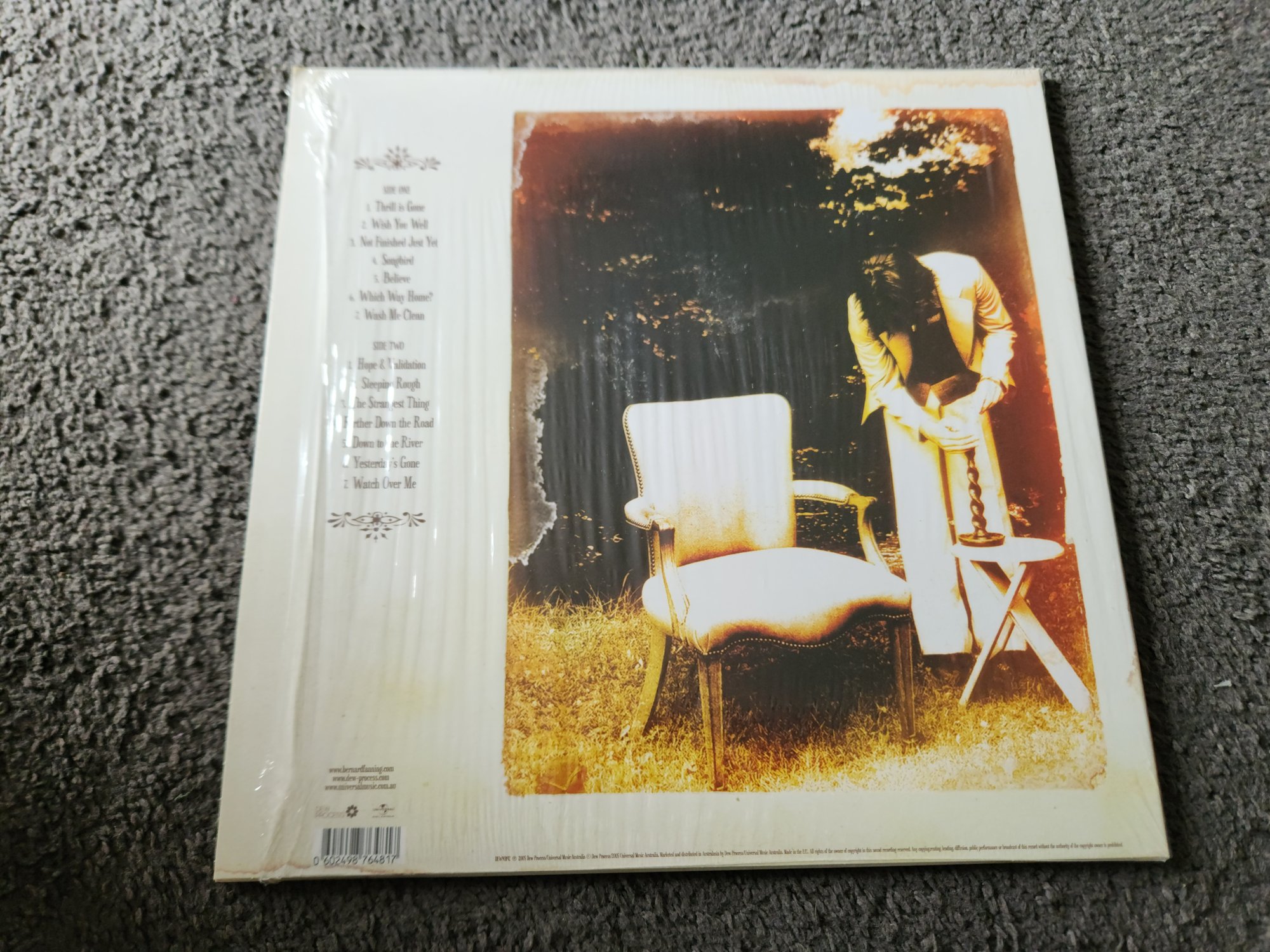 FS BERNARD FANNING TEA AND SYMPATHY LP ﻿ Vinyl, CD, and Bluray