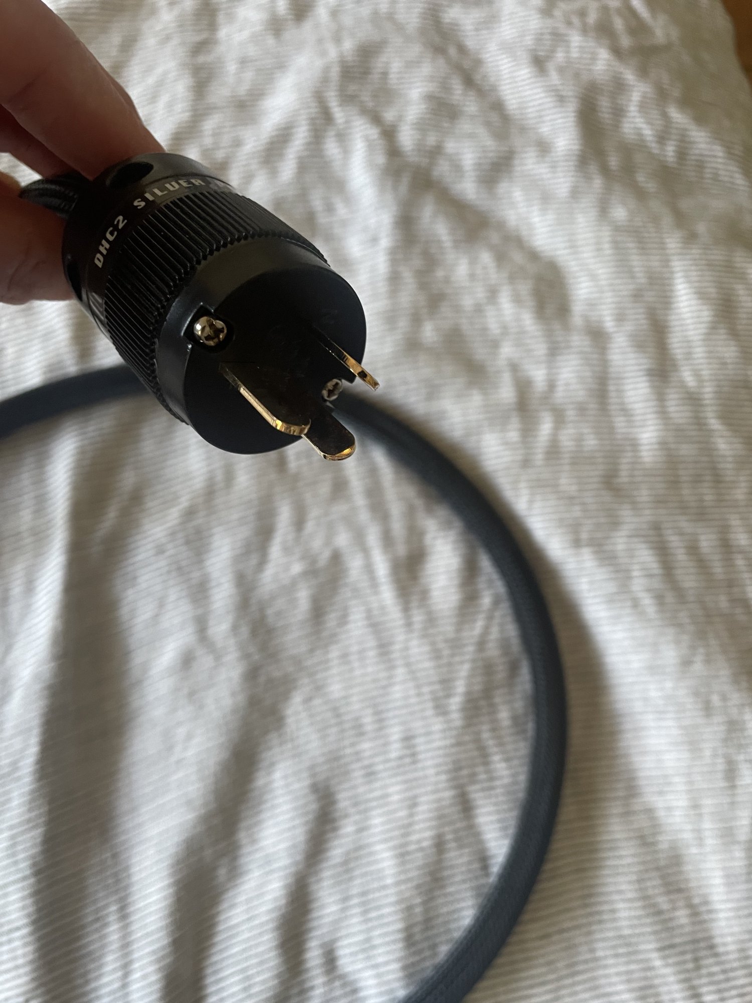 Decware silver 1.5m power cord (Aus) ﻿ HiFi and Cinema Cables