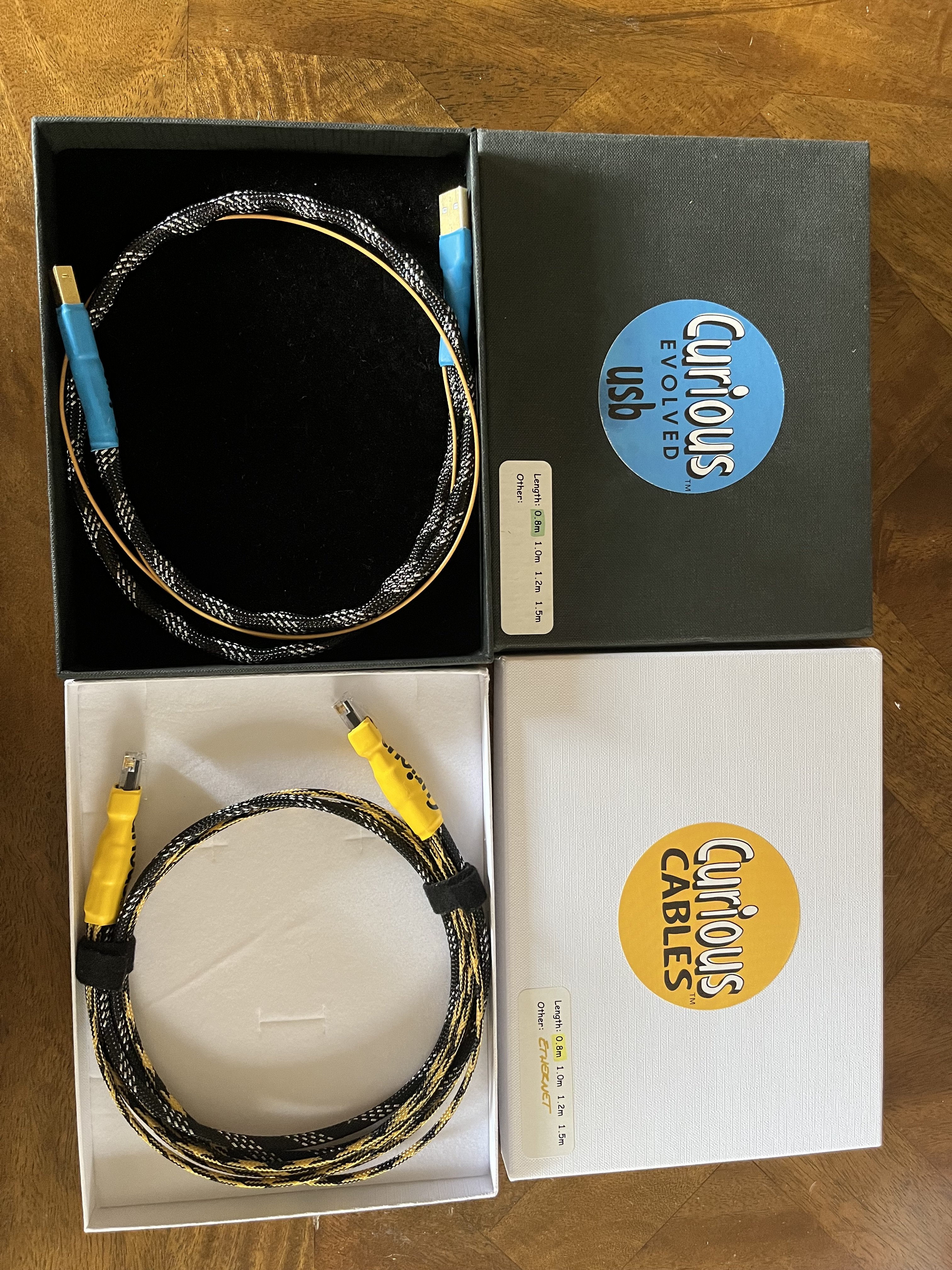 Curious Cable Evolved USB A-B & Ethernet Bundle