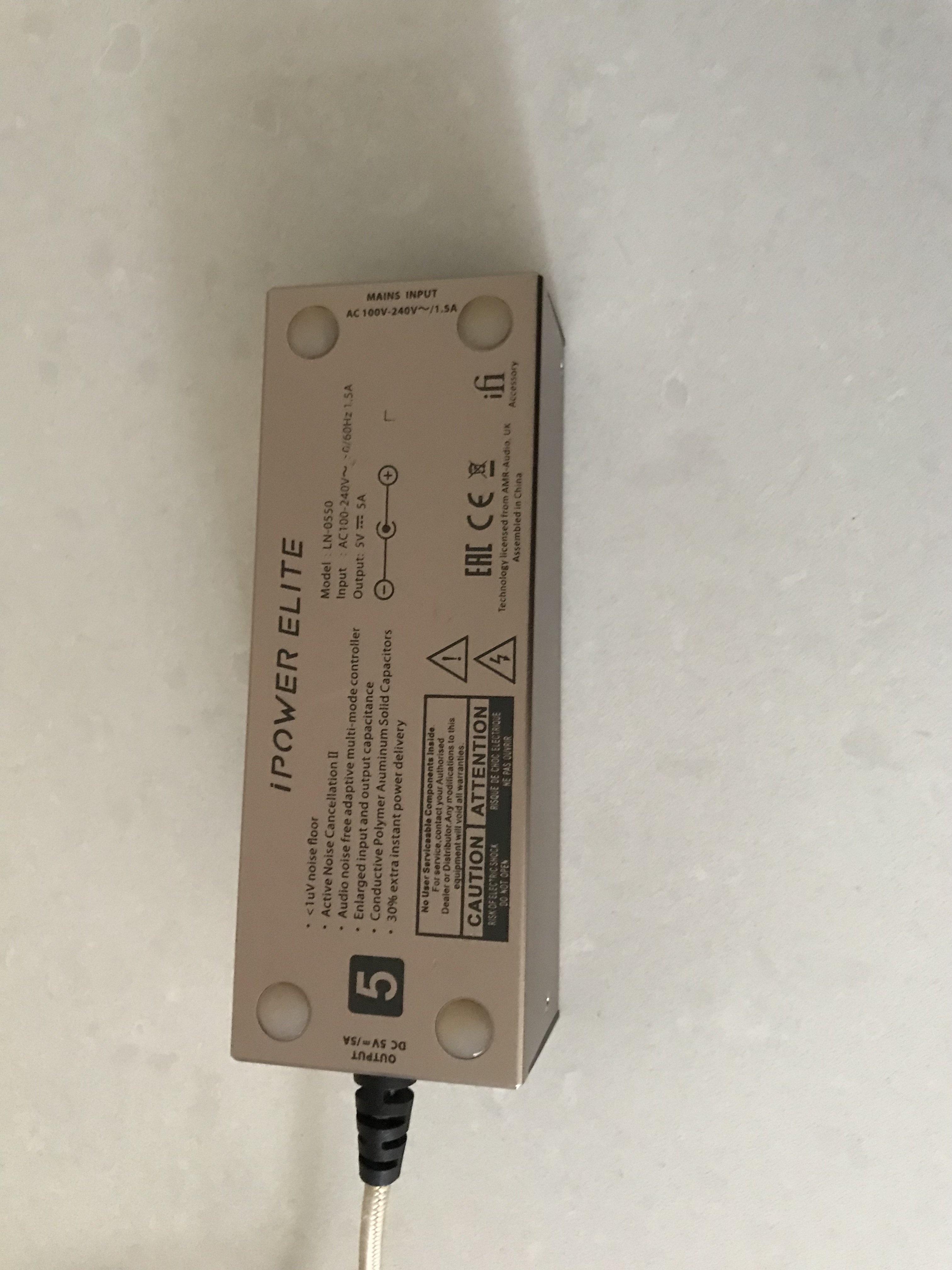 I power Elite power supply 5V 5A - Hi-Fi and Cinema Cables