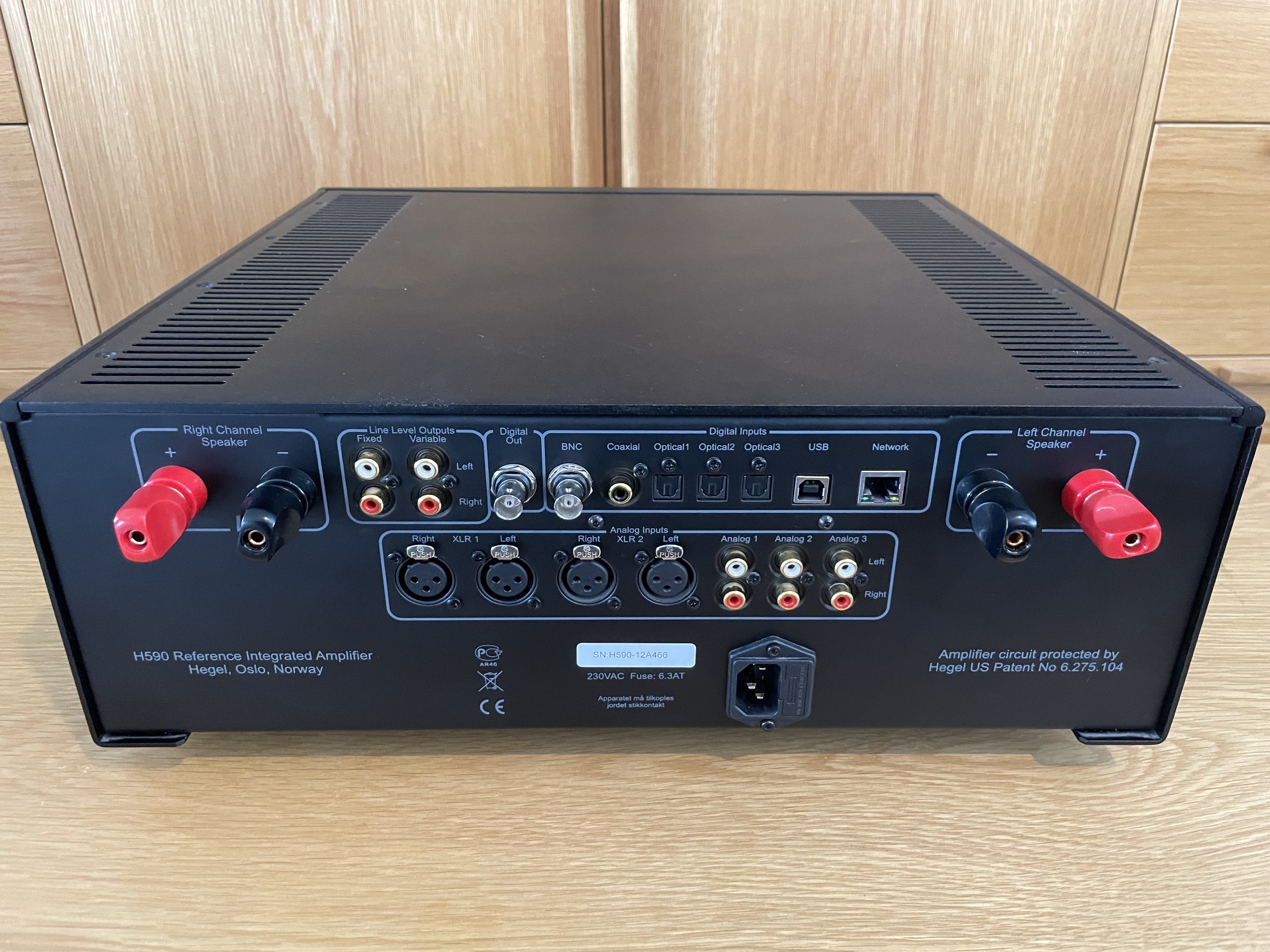 Hegel H590 Intergrated Amplifier