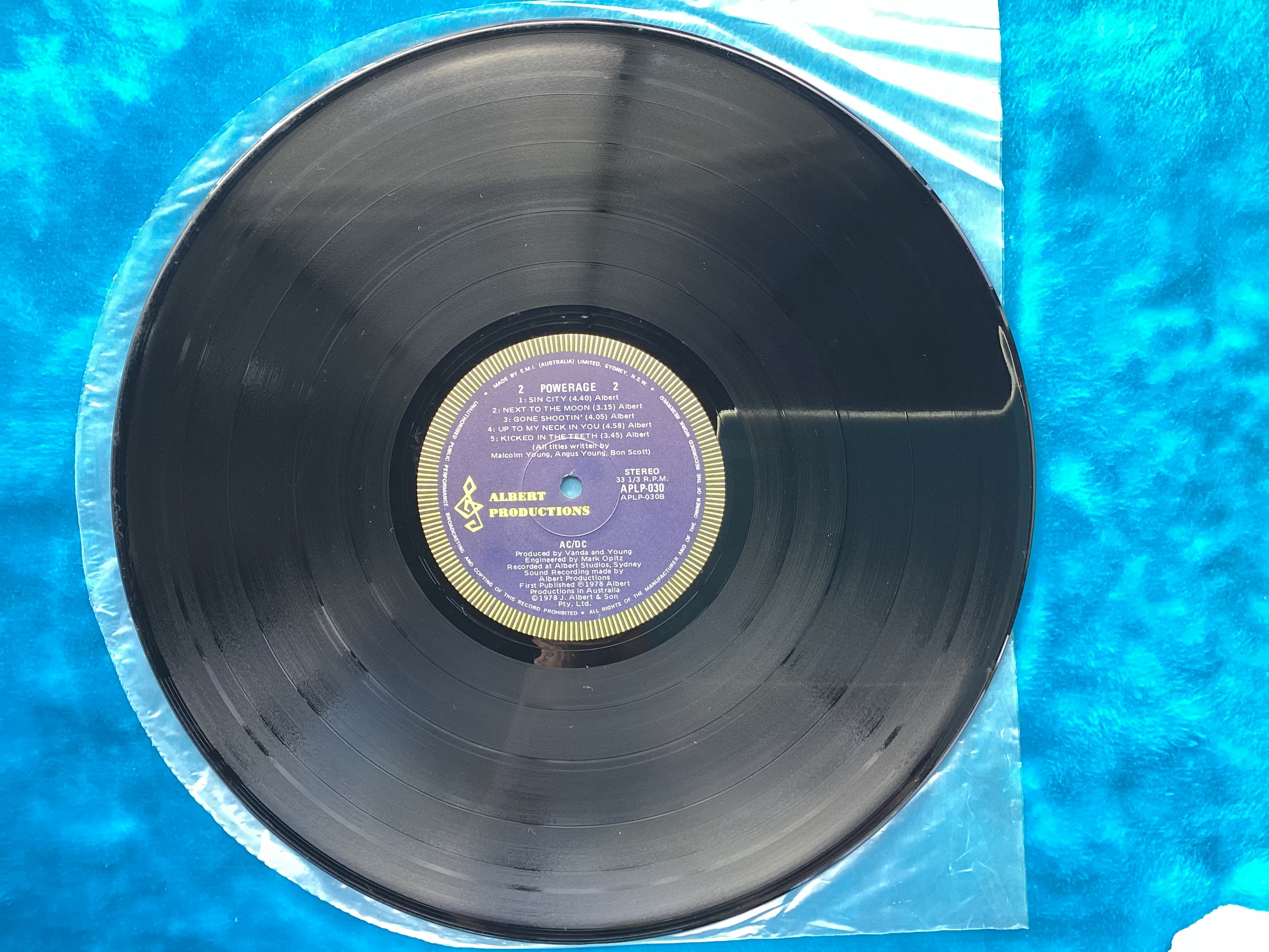 AC DC Powerage. Blue Label.