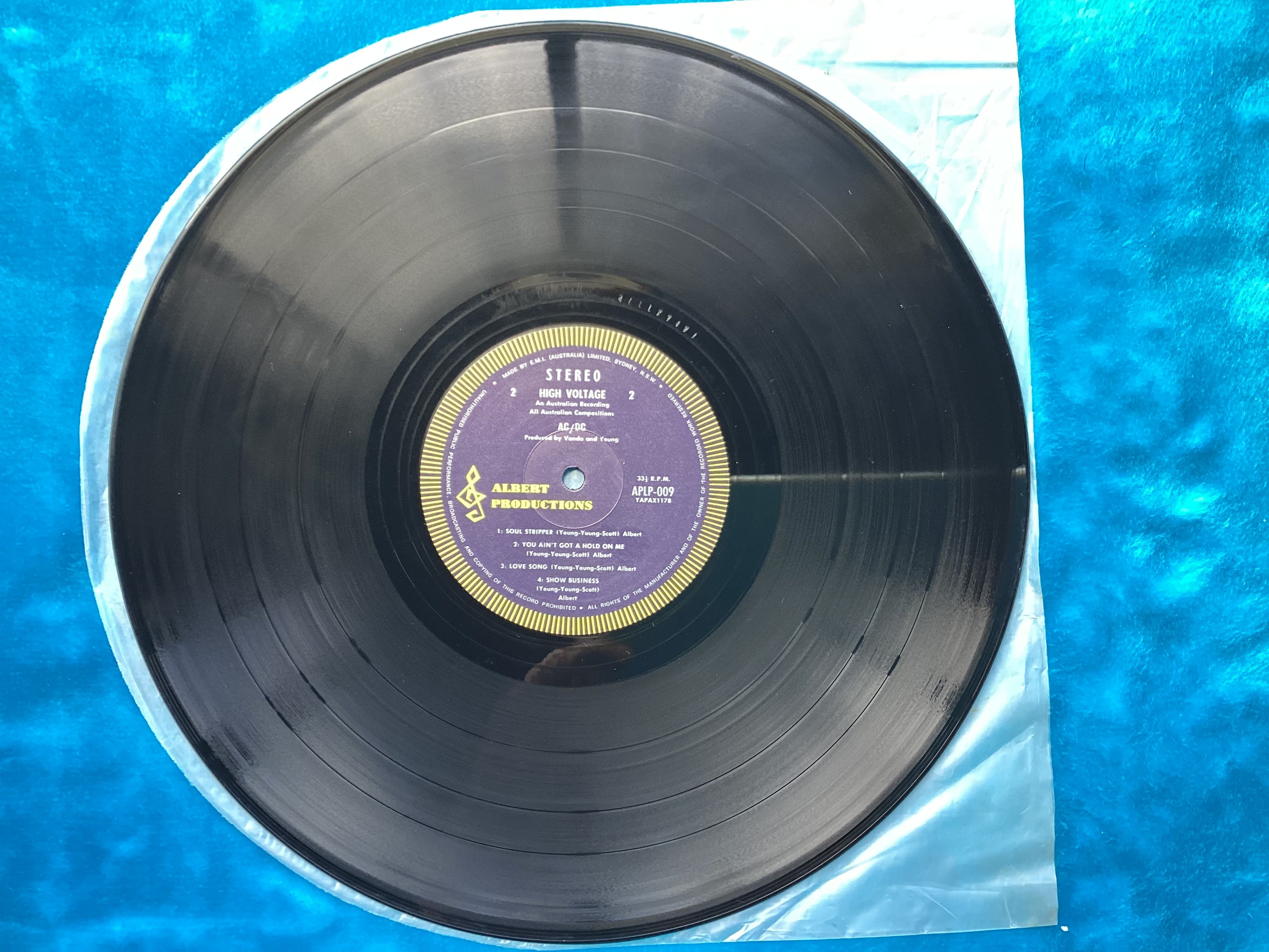 AC DC High Voltage. Blue Label - Vinyl, CD, and Blu-ray - StereoNET