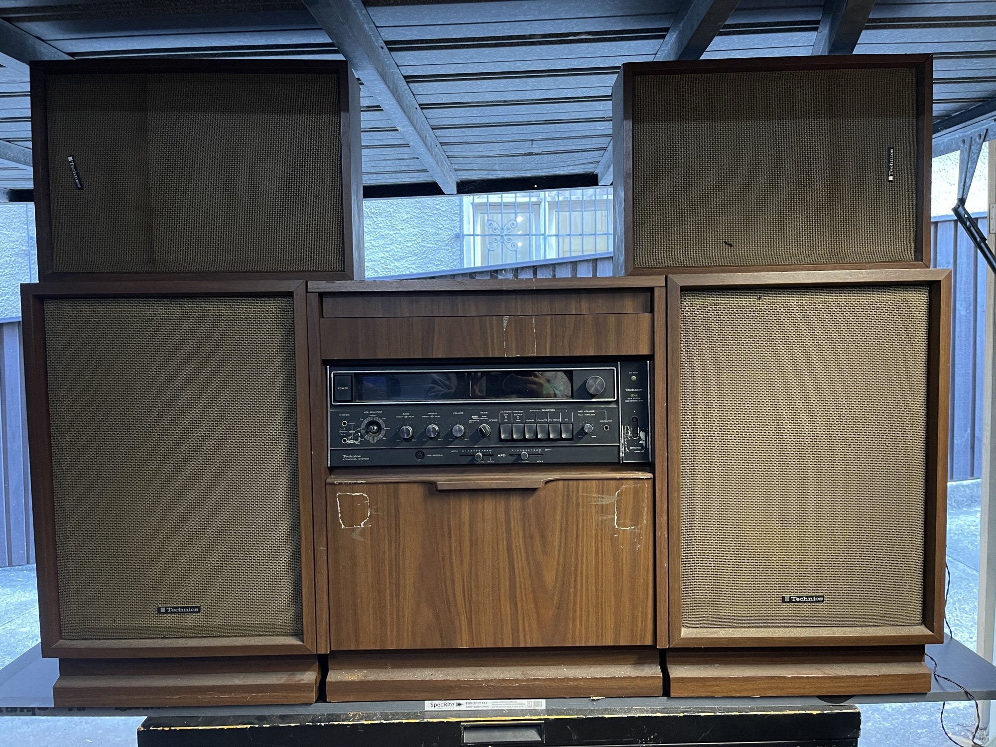 Technics CD 4 system テープレコーダー Technics CD 4 system テープレコーダー
