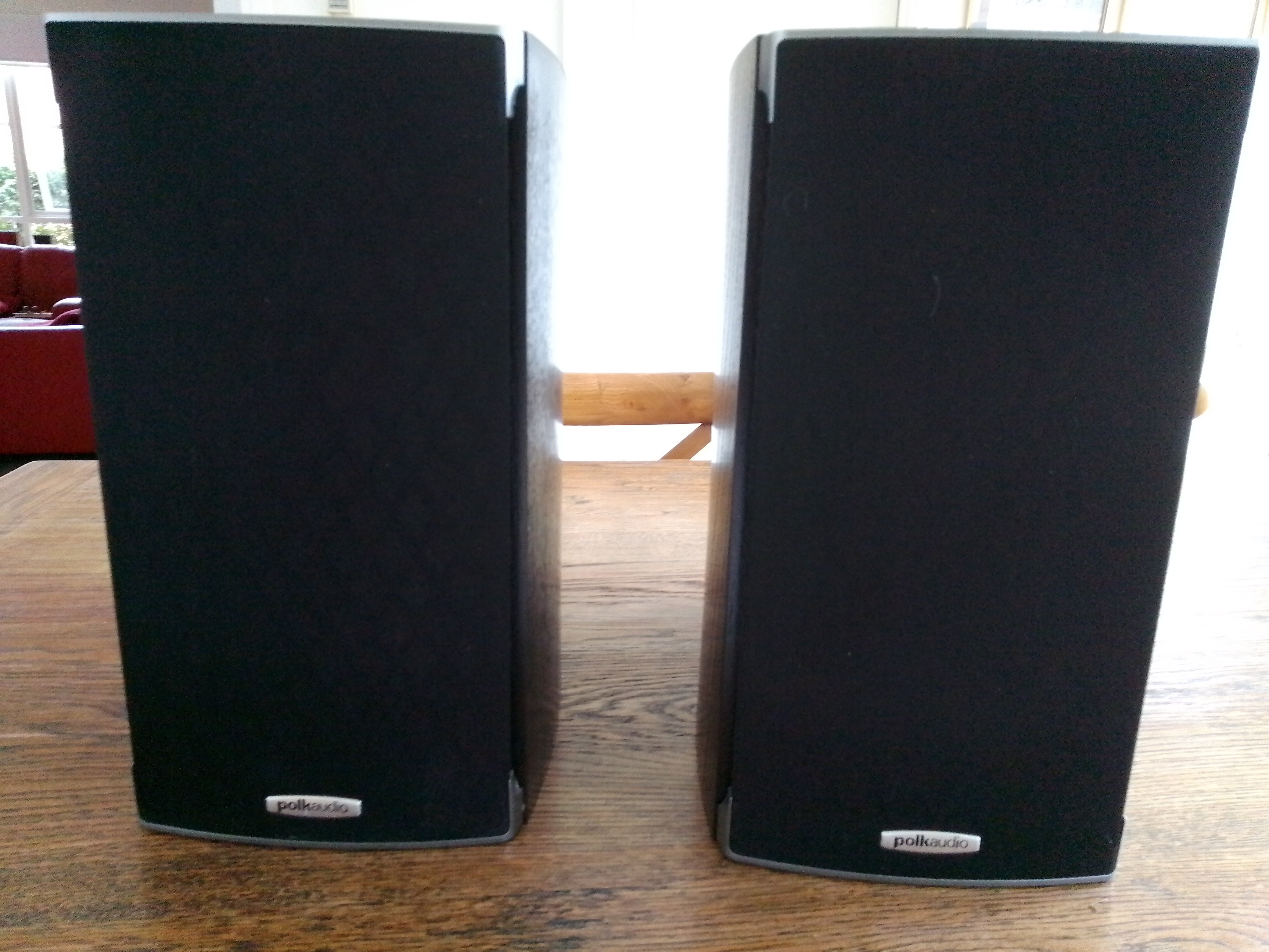 Polk Audio RT1 A3 stand or wall mount speakers.