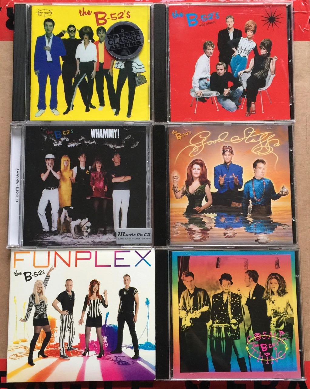The B52's - Lot Of Six CD's