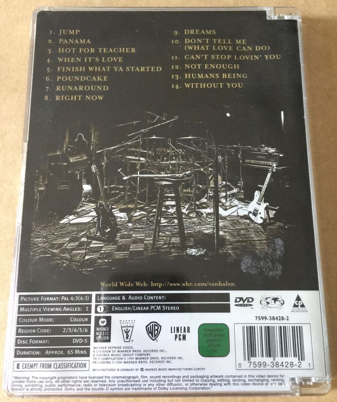 Brand, MoVan Halen - Video Hits