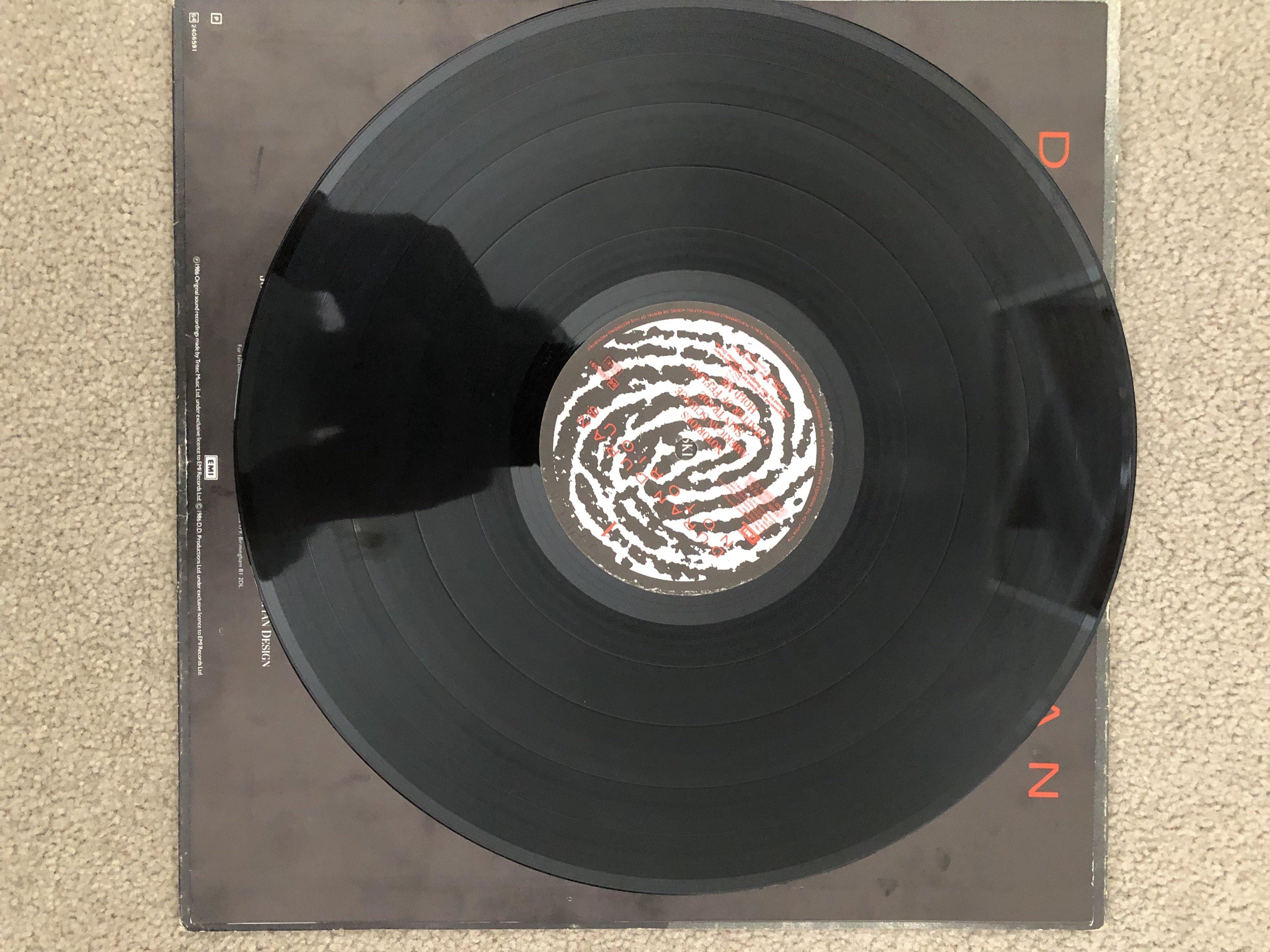 Duran Duran - Notorious 1986 LP Vinyl Record