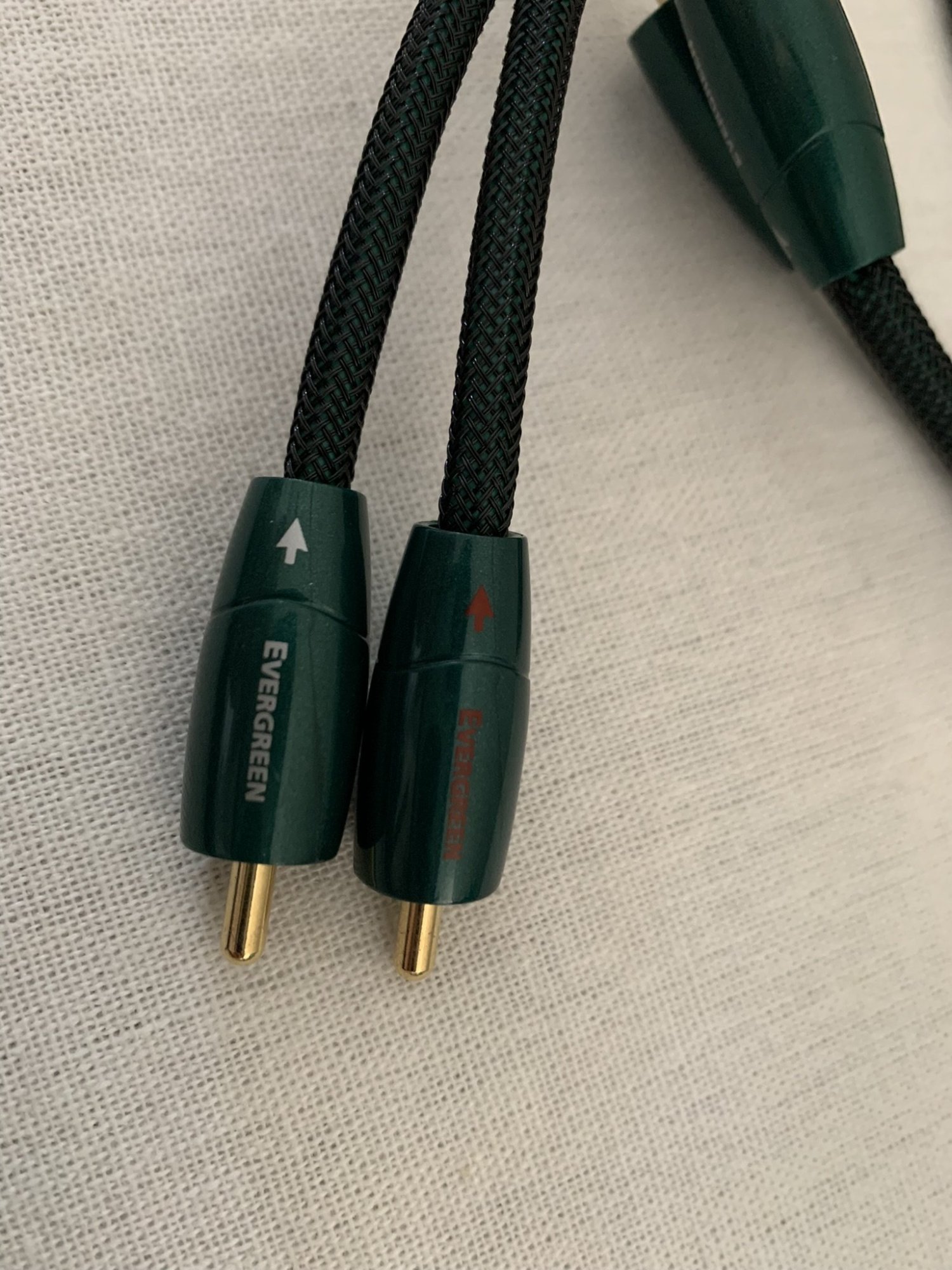 AudioQuest Evergreen RCA to RCA Cable ﻿ HiFi and Cinema Cables