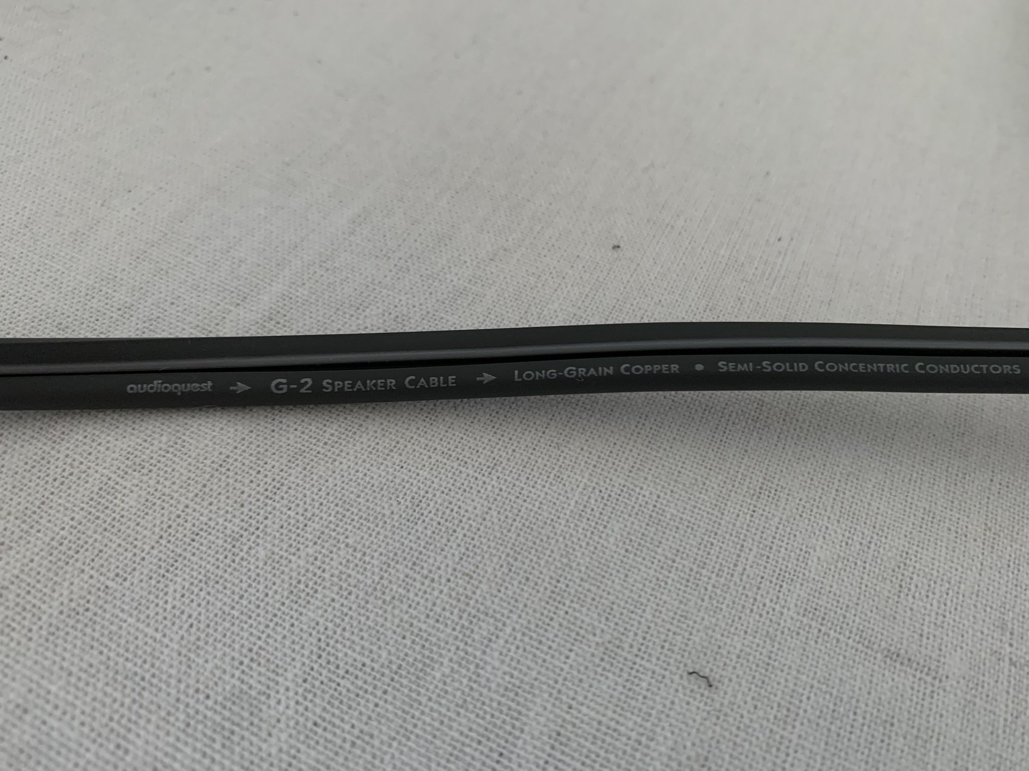 AUDIOQUEST G2 SPEAKER CABLE 2 x 2M ﻿ HiFi and Cinema Cables & Accessories