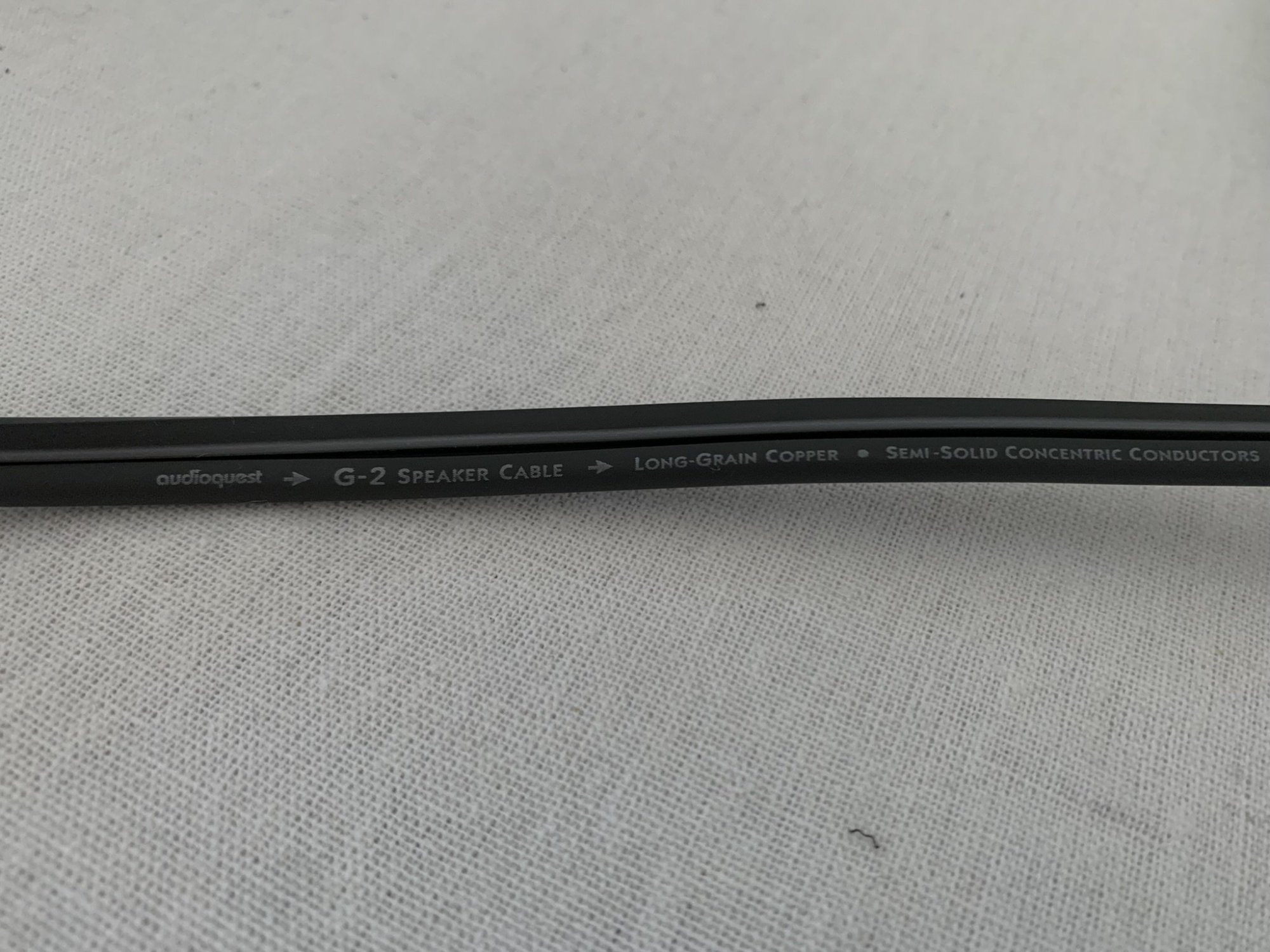 AUDIOQUEST G2 SPEAKER CABLE 2 x 2M ﻿ HiFi and Cinema Cables & Accessories