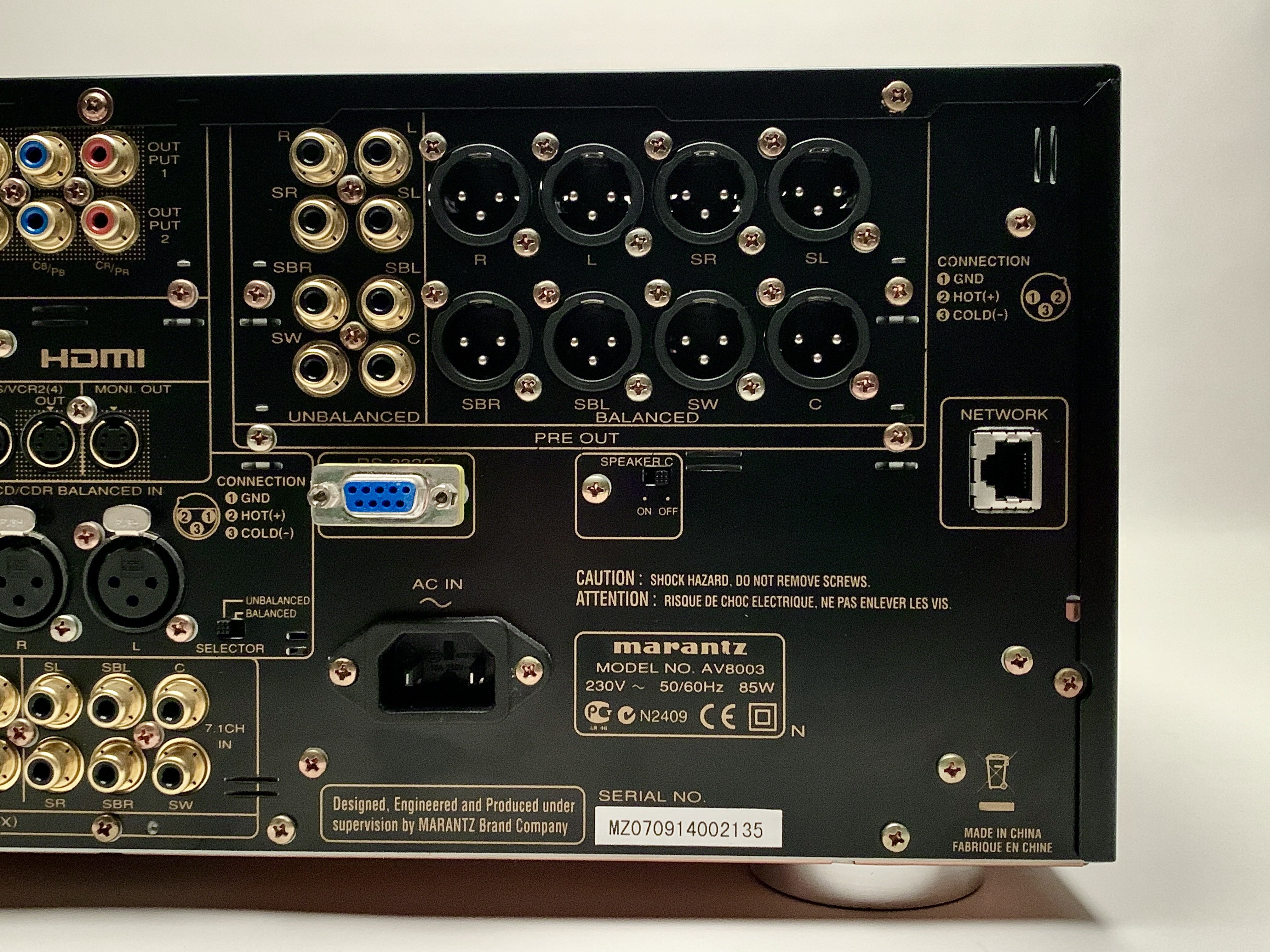 Marantz「AV8003」高性能7.1ch AVプリチューナー Marantz「AV8003」高性能7.1ch AVプリチューナー 送料無料
