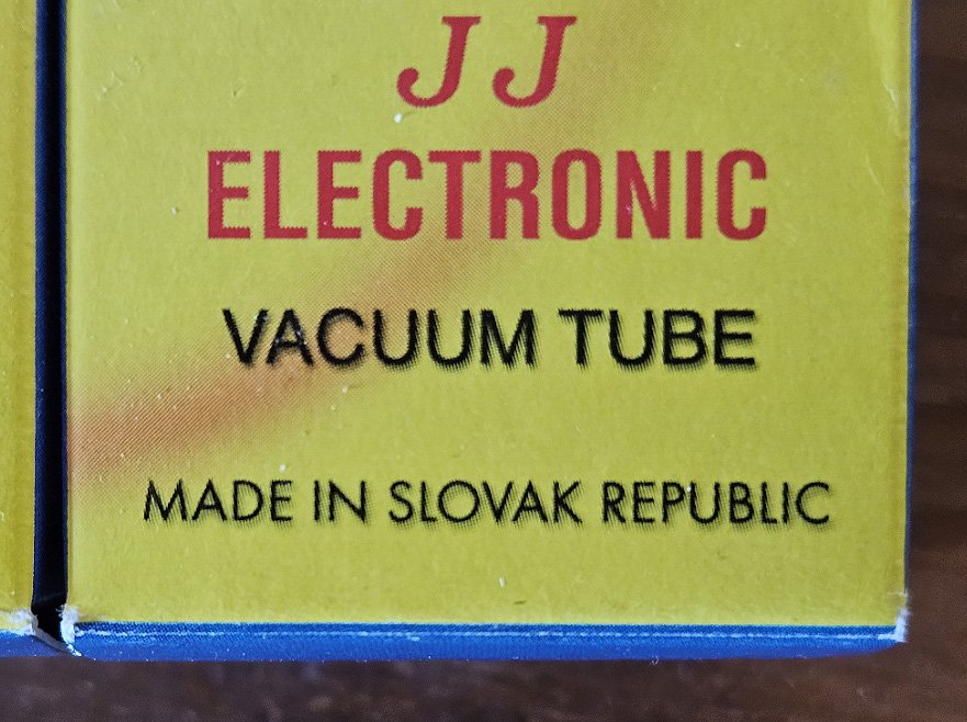 JJ Electronics 6SN7 Pair Valves ﻿ HiFi and Cinema Cables & Accessories