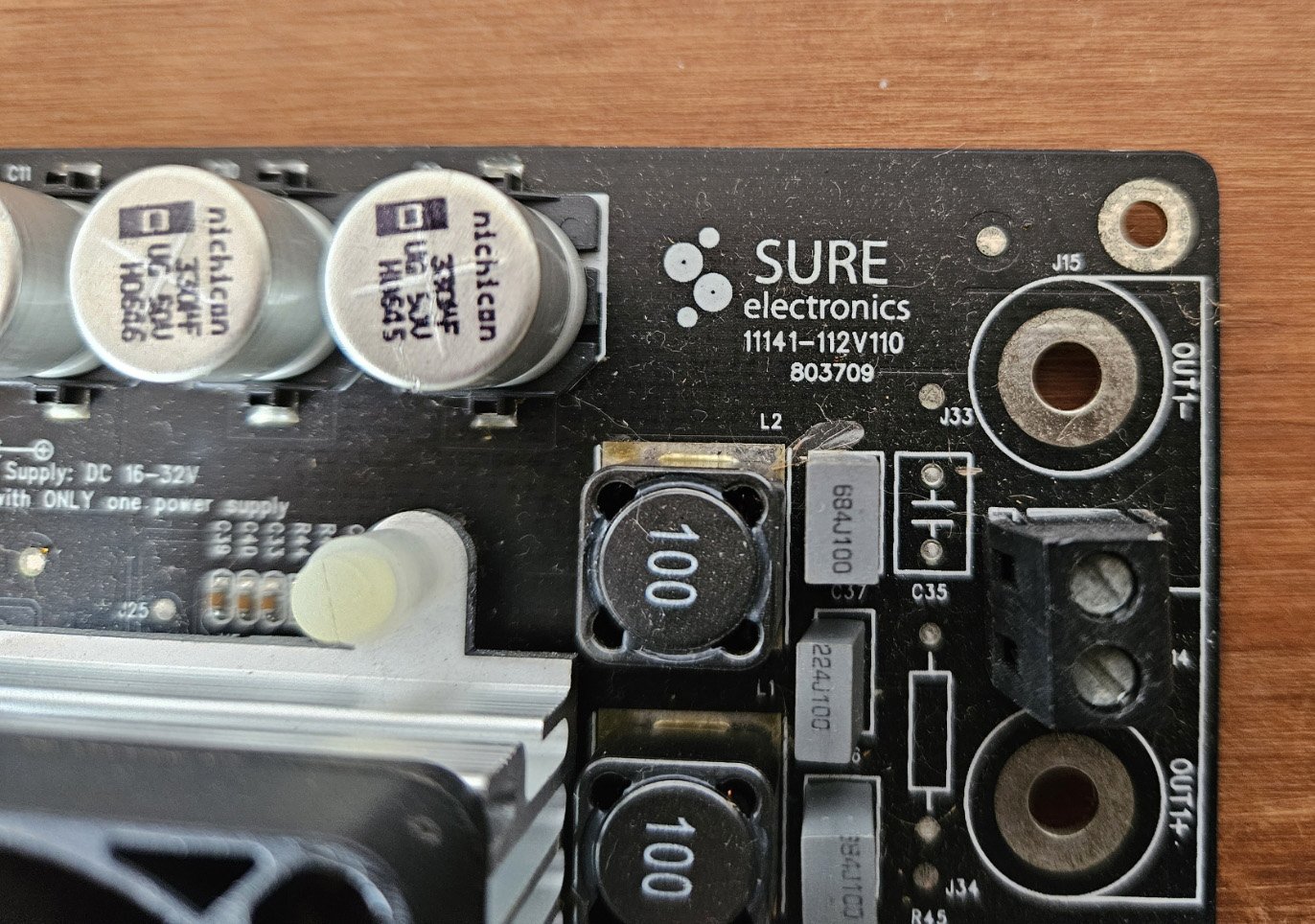 Sure 2 x 100w TK2050 Tripath amp board and Meanwell PSU ﻿ HiFi and Cinema Cables & Accessories