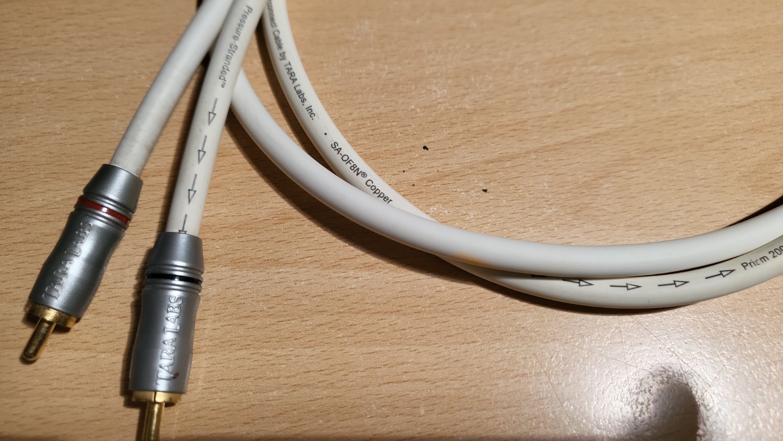 Tara Labs Prism 200i RCA Interconnect 1mtr