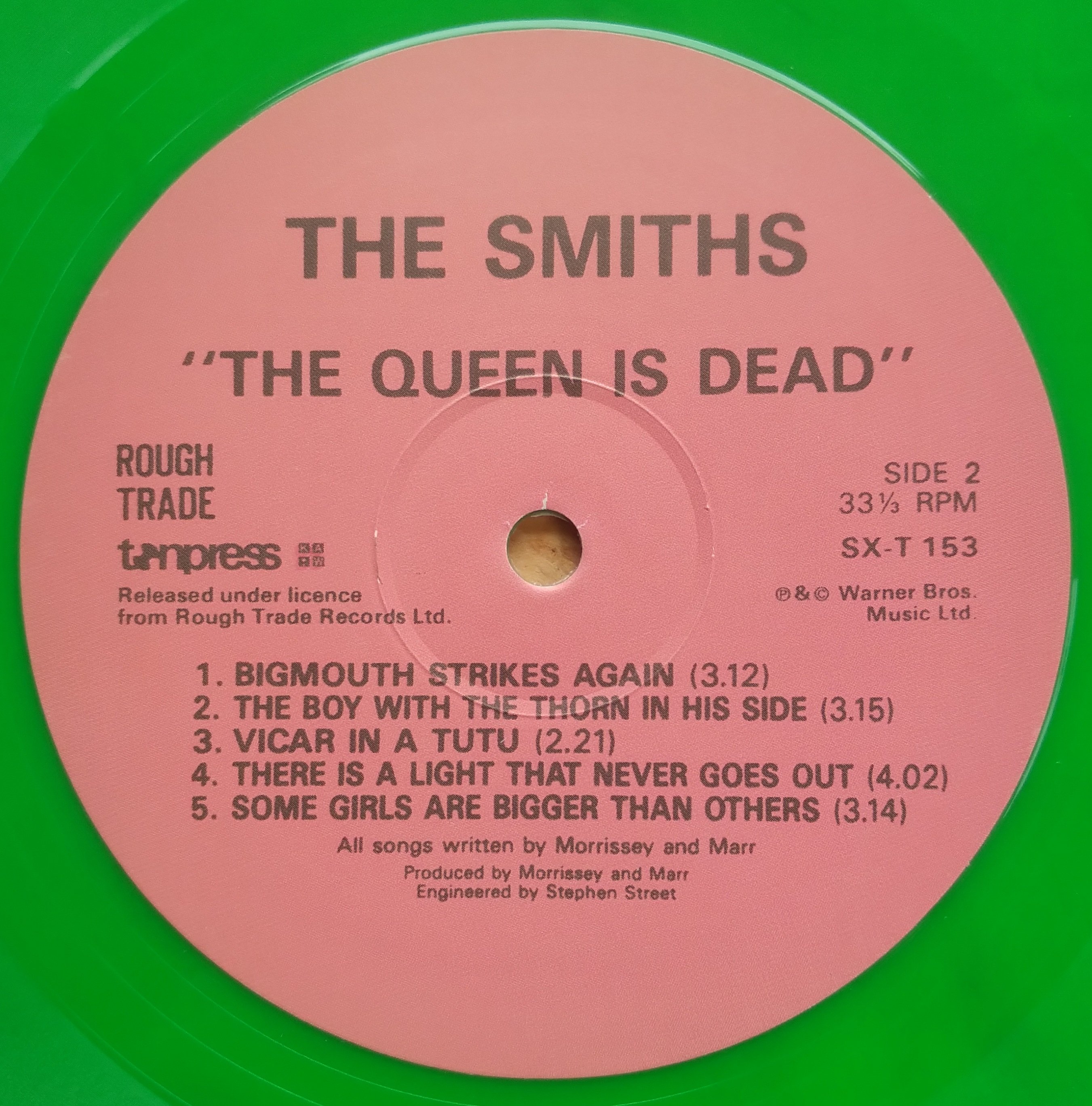 The Smiths - The Queen is Dead- Green vinyl LP