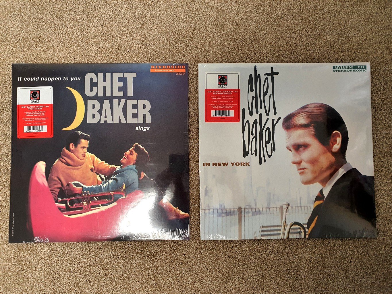 Chet Baker 2 titles Lps
