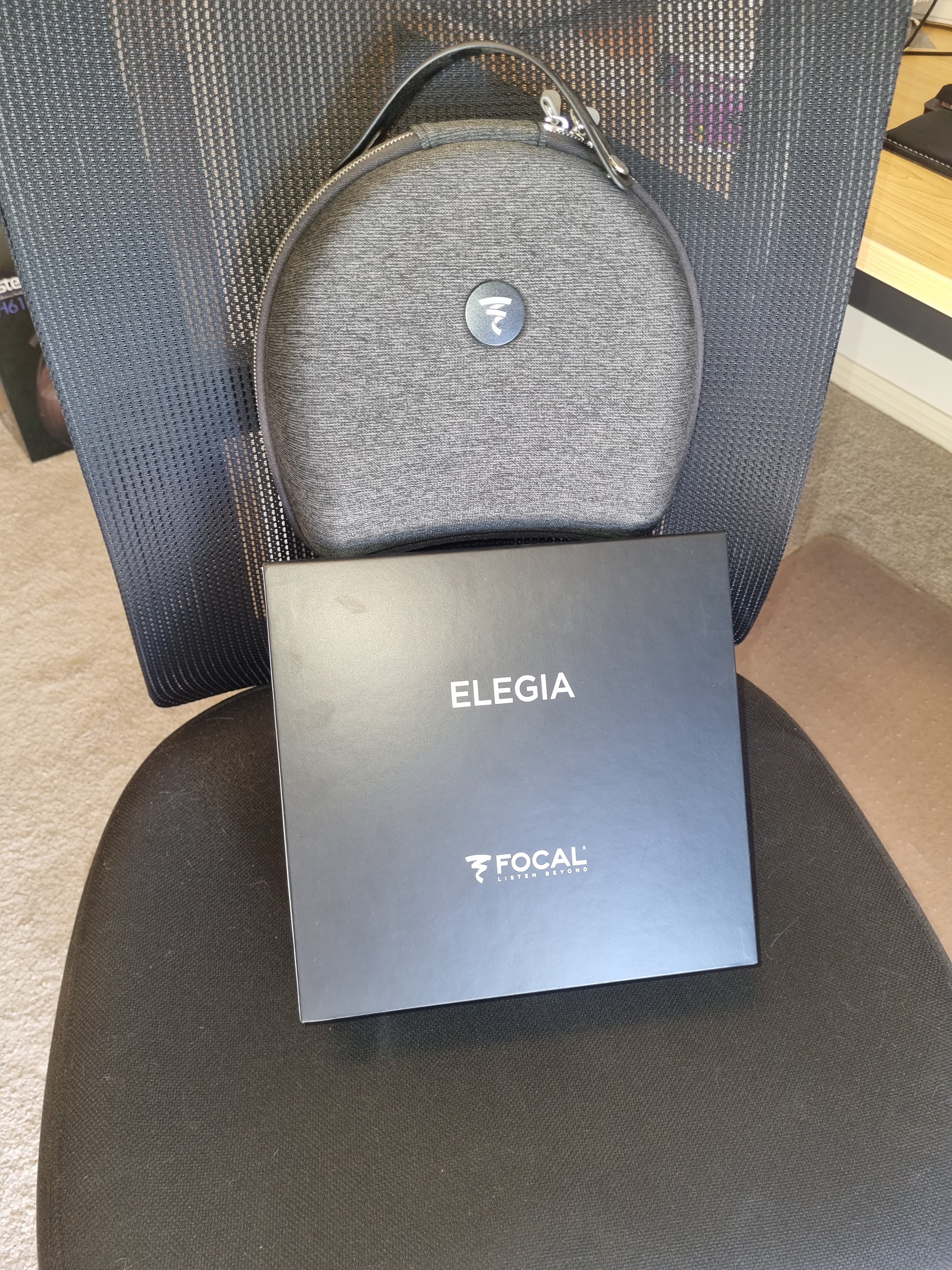 Focal Elegia Headphones, with iFi HIP DAC (v1)