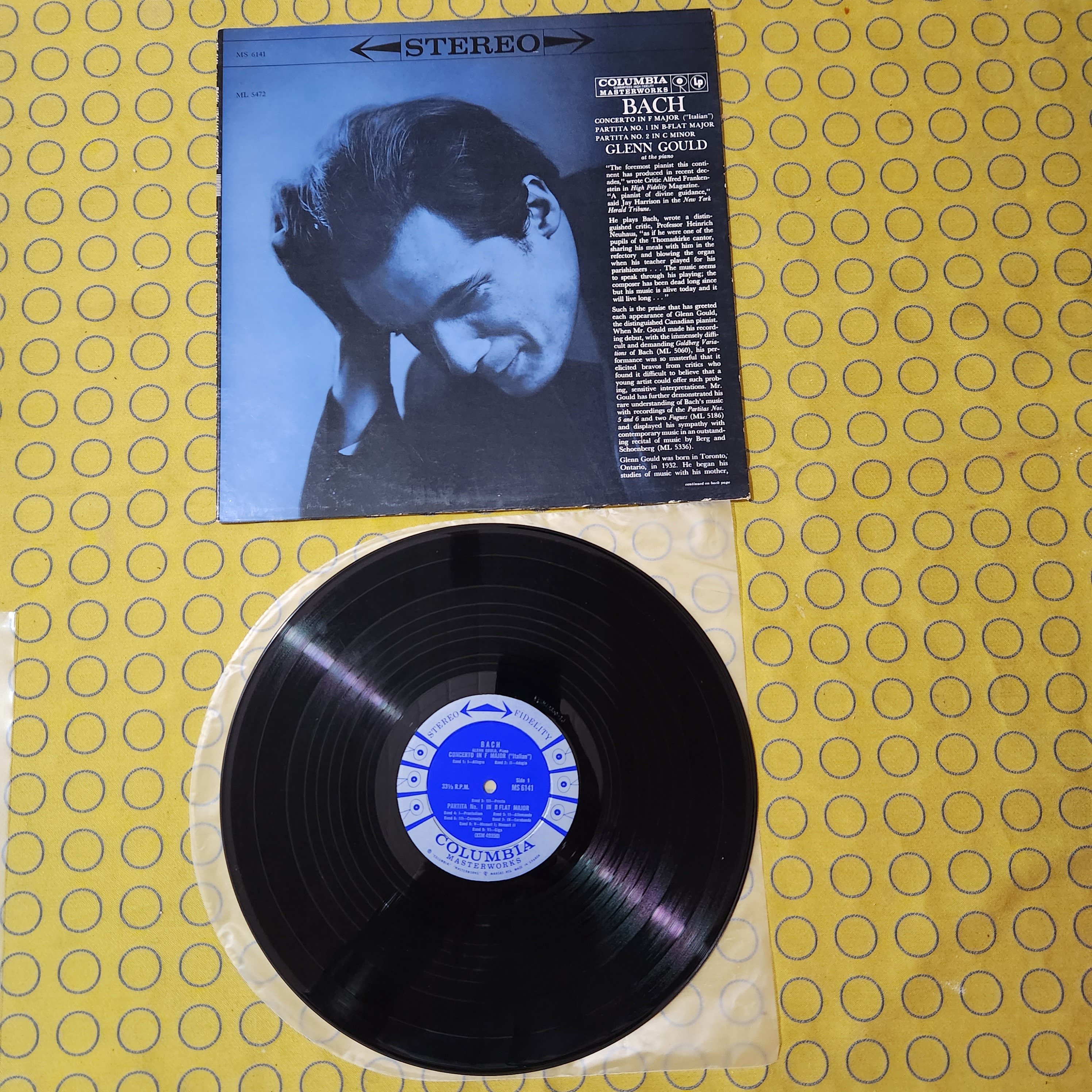 Glen Gould ○ Bach/Concerto F Major, Partitas 1&2