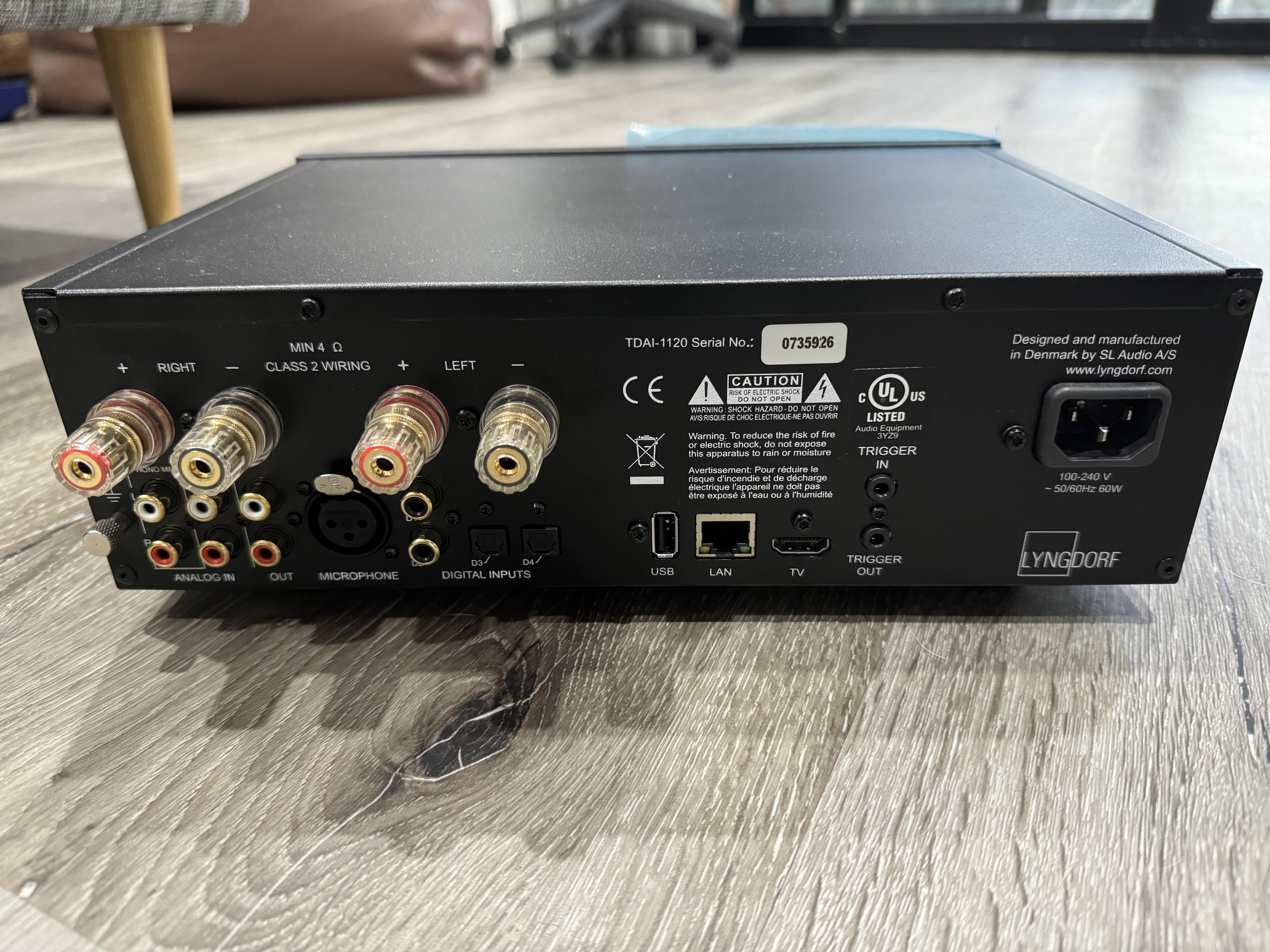 Lyngdorf TDAI-1120 Integrated Amp with Room Perfect